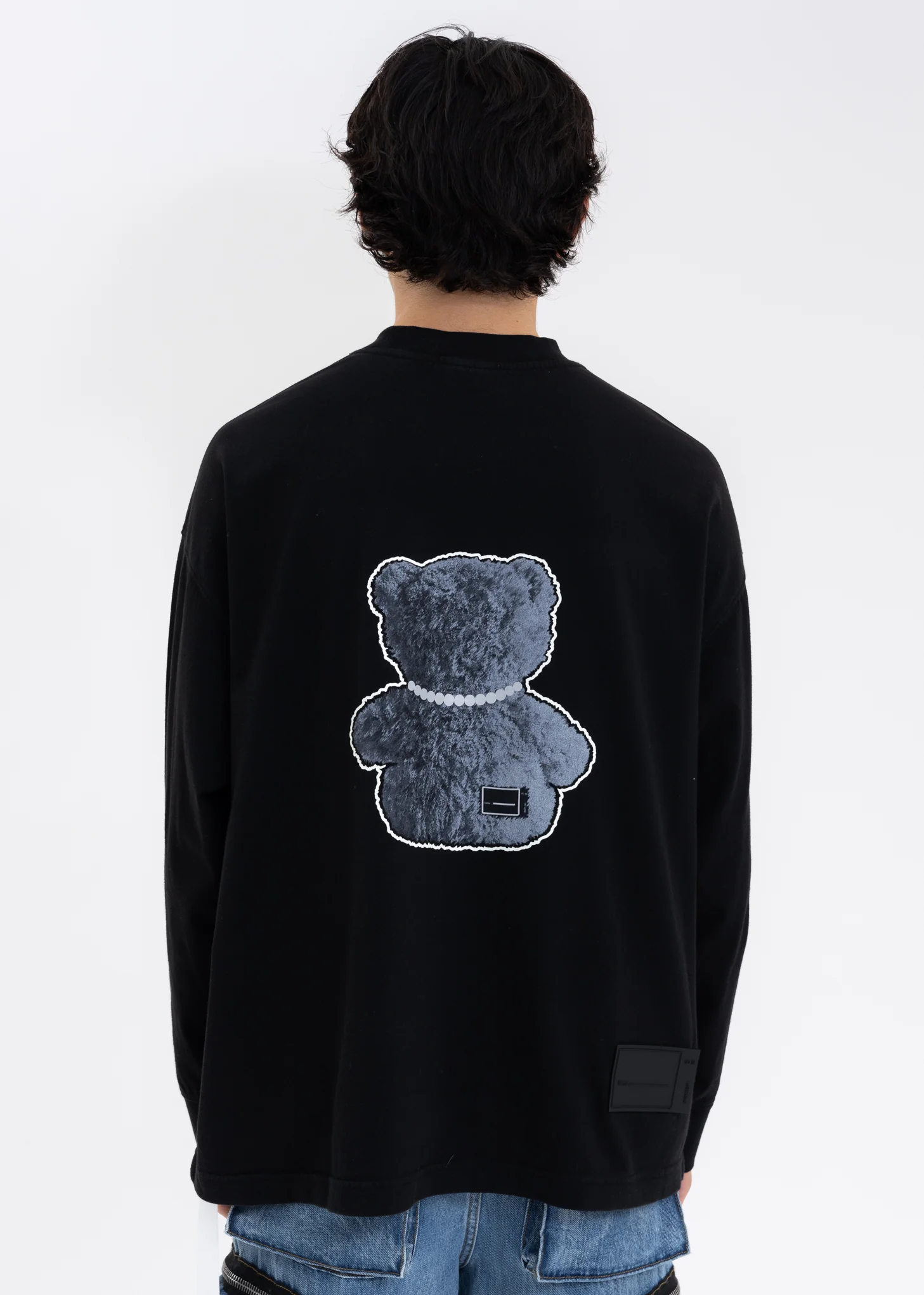 Black Pearl Necklace Teddy Long Sleeve (Reflect) - Image 5