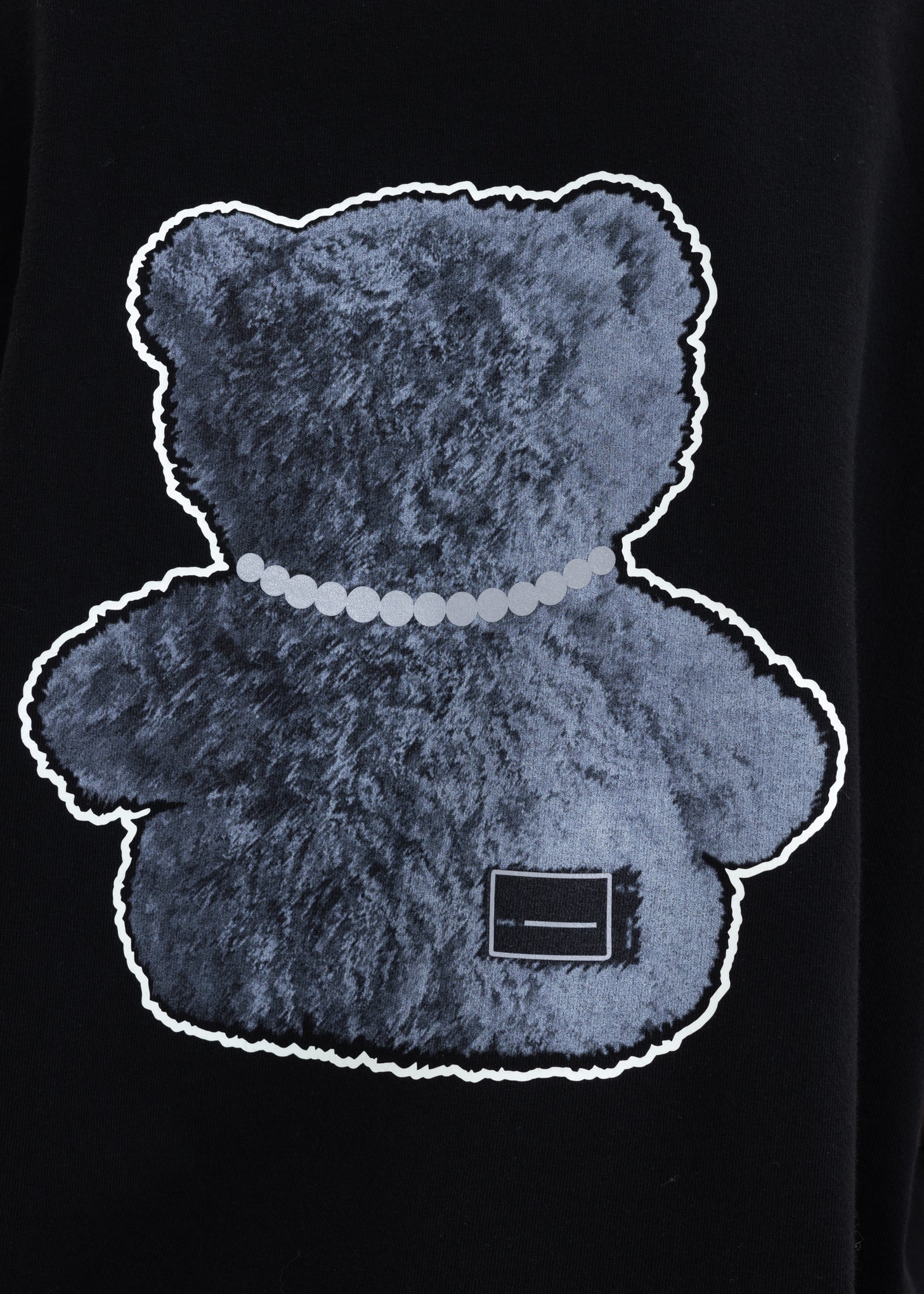 BLACK PEARL NECKLACE TEDDY T-SHIRT (REFLECTIVE) - Image 7