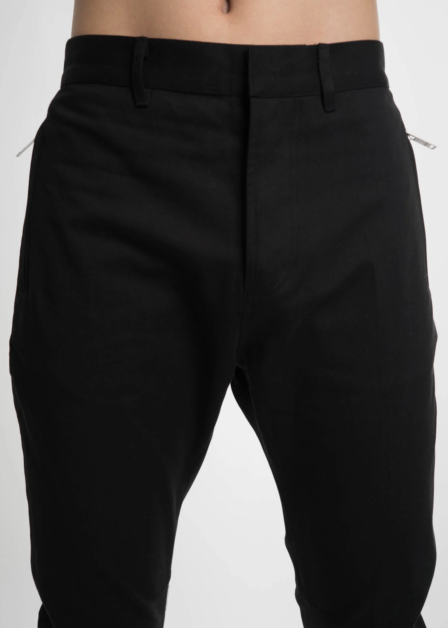 Black Peg Chino Hem Cuff - Image 4