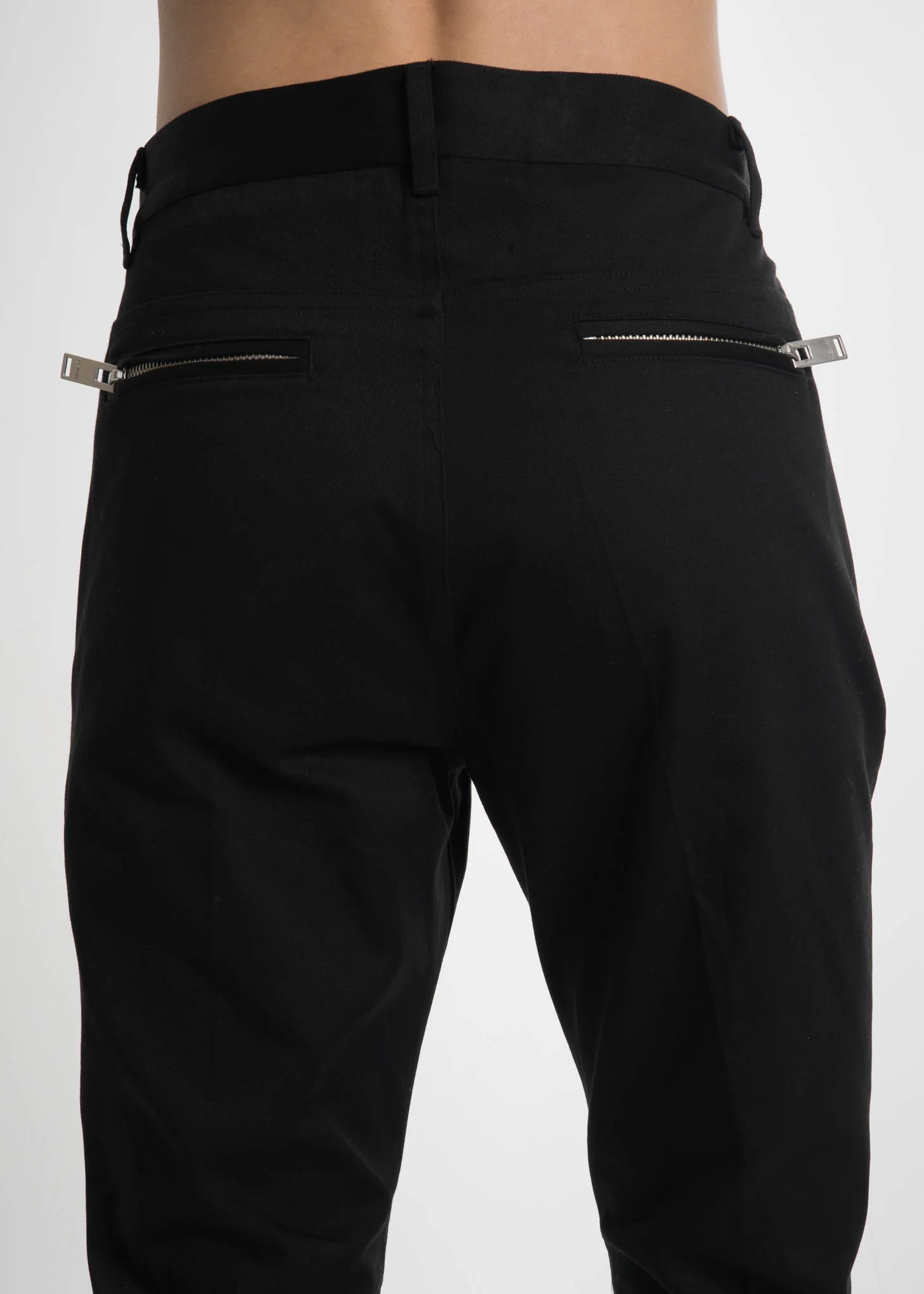 Black Peg Chino Hem Cuff - Image 5