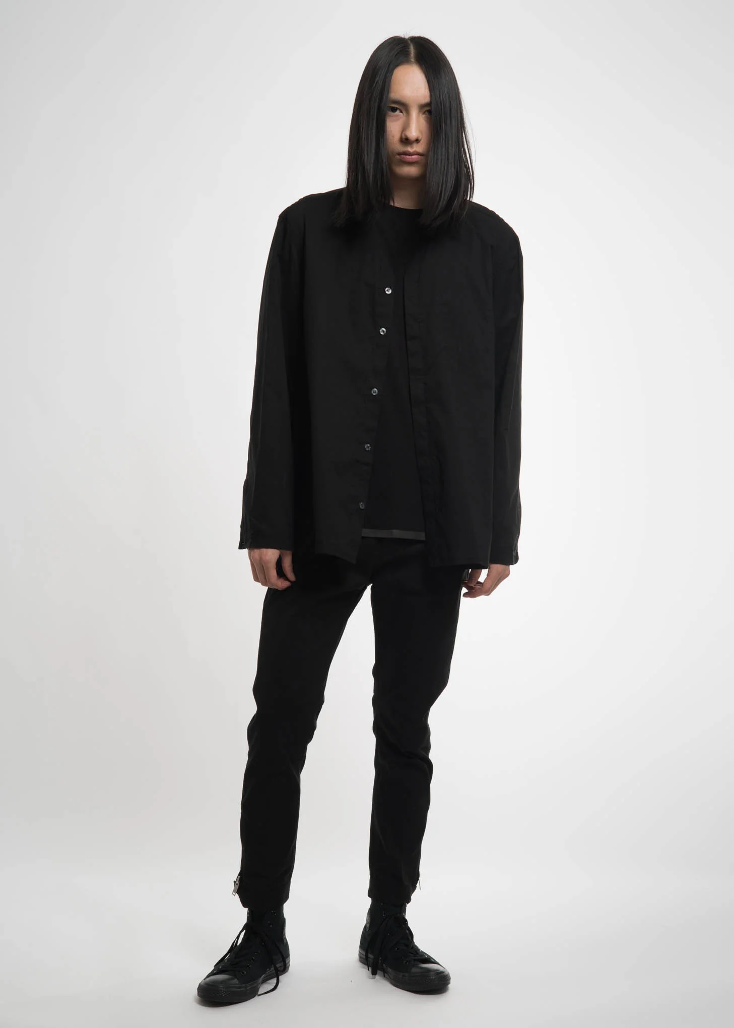 Black Peg Chino Hem Cuff - Image 7