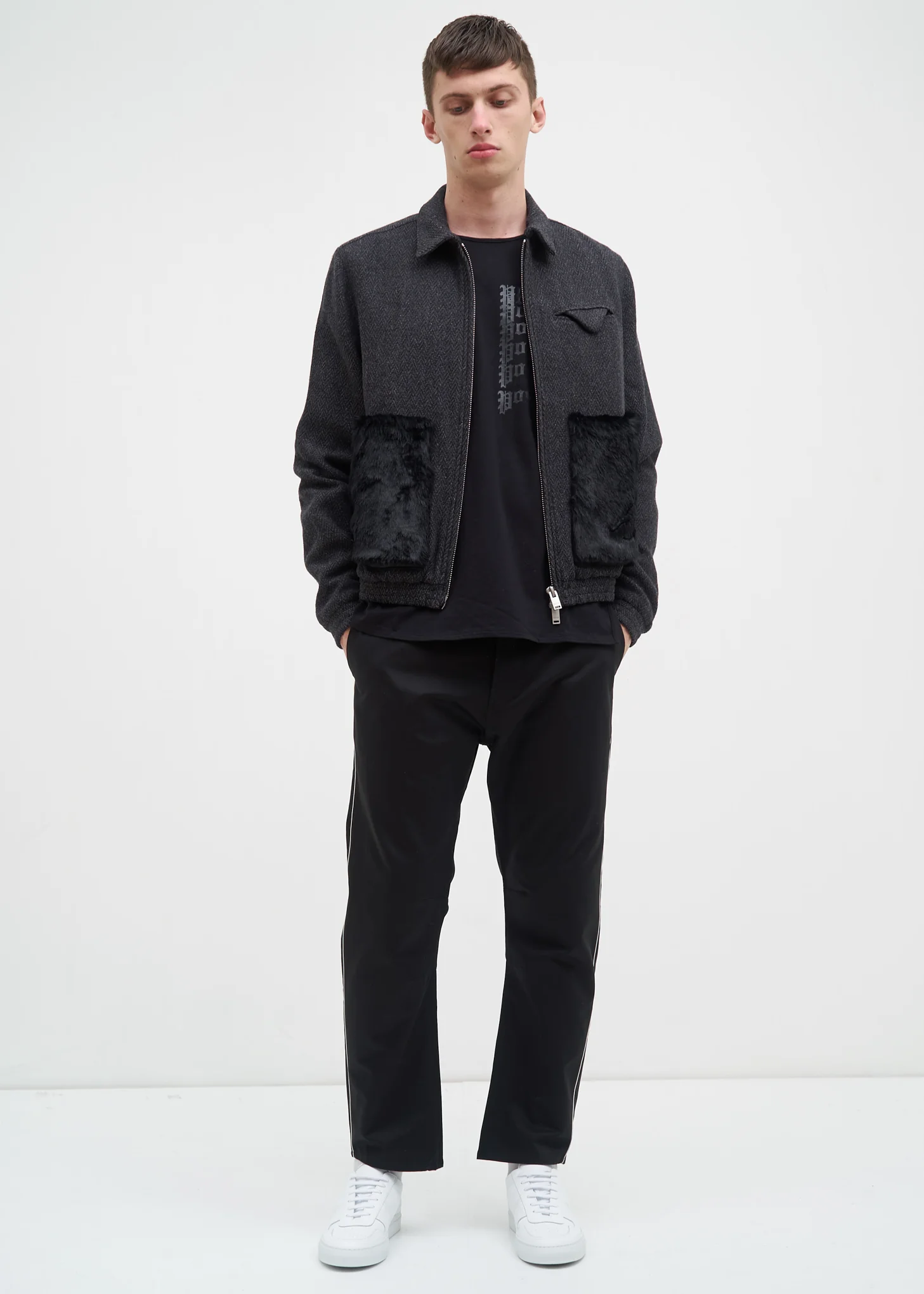 Black Peg Chino w/ Piping - Image 7