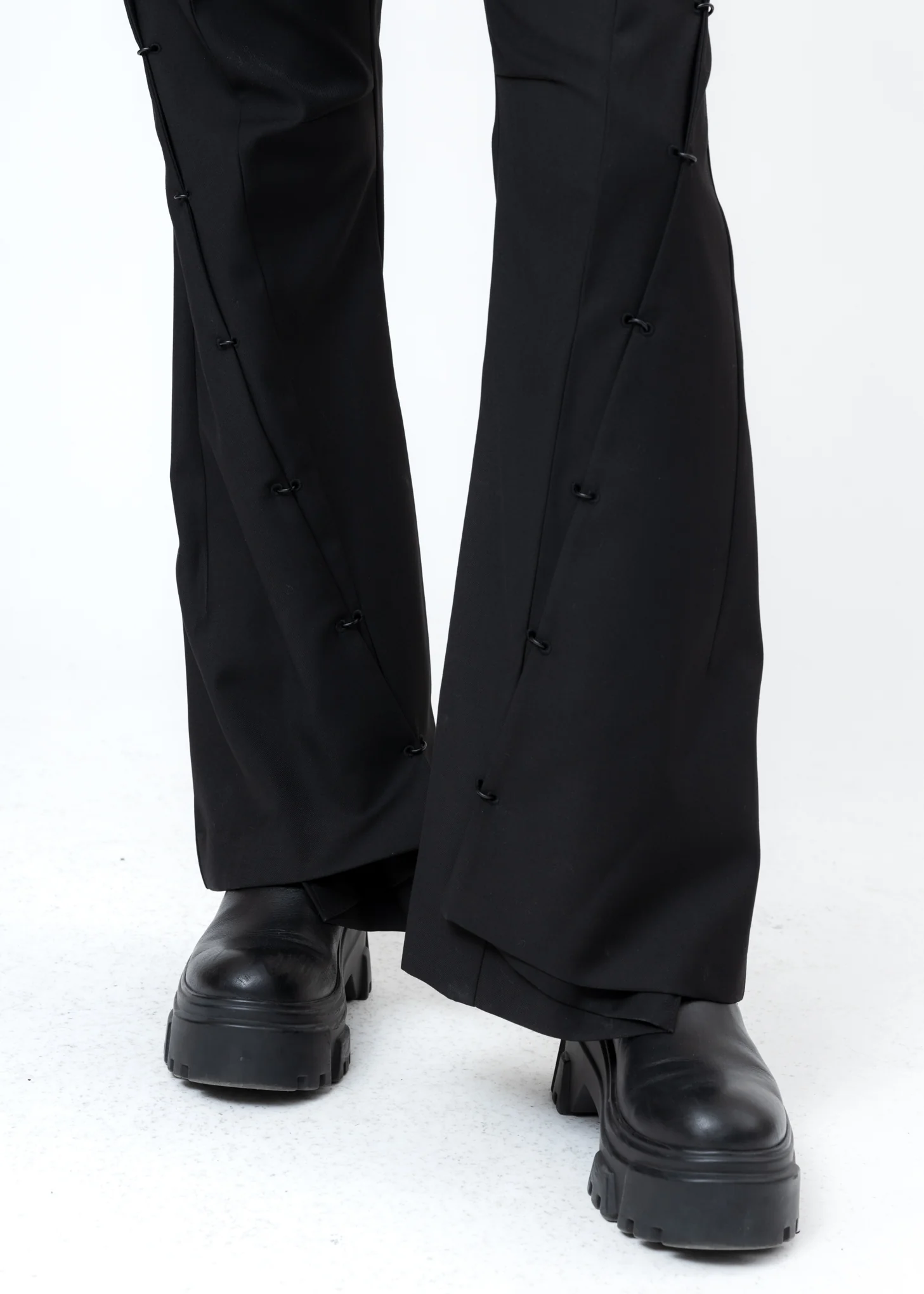 Black Pierced Trousers - Image 3