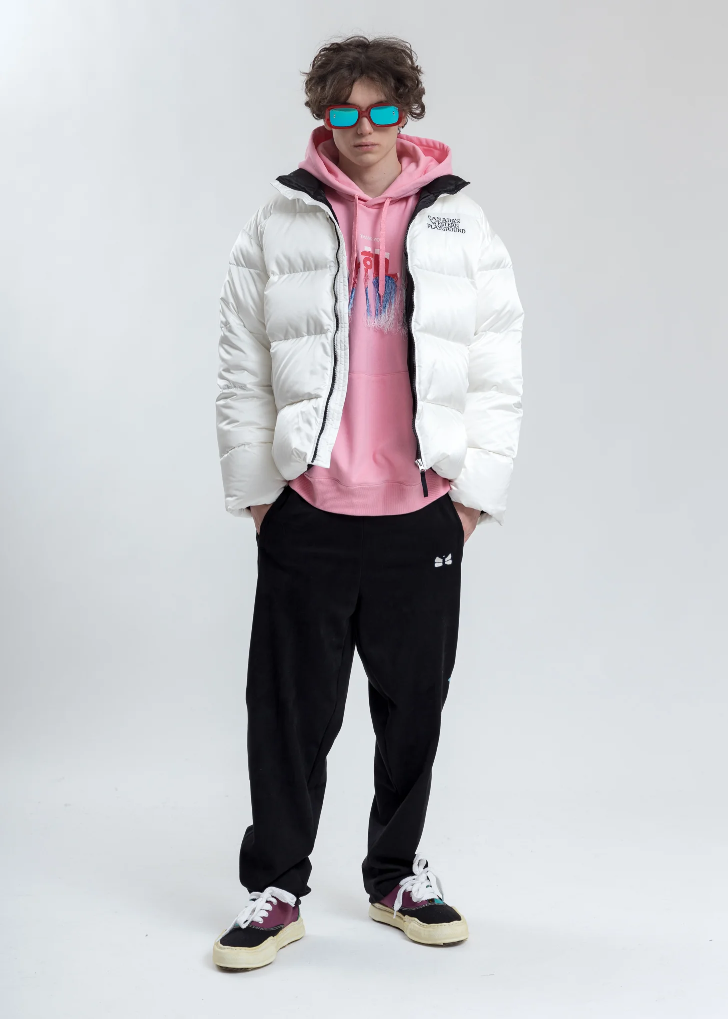 White Pillow Packable Down Jacket - Image 10