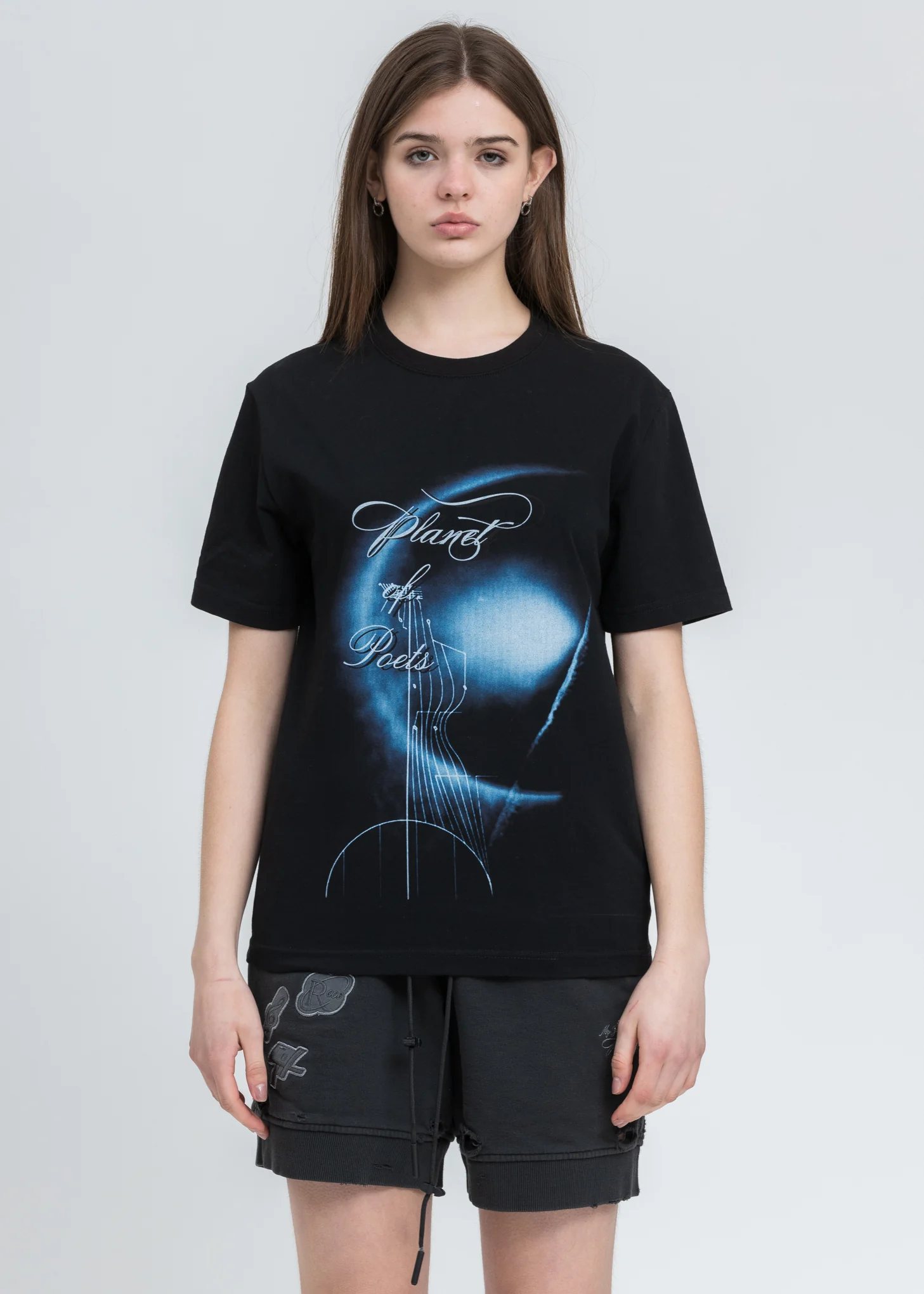 Black “Planet Of Poets“ T-Shirt