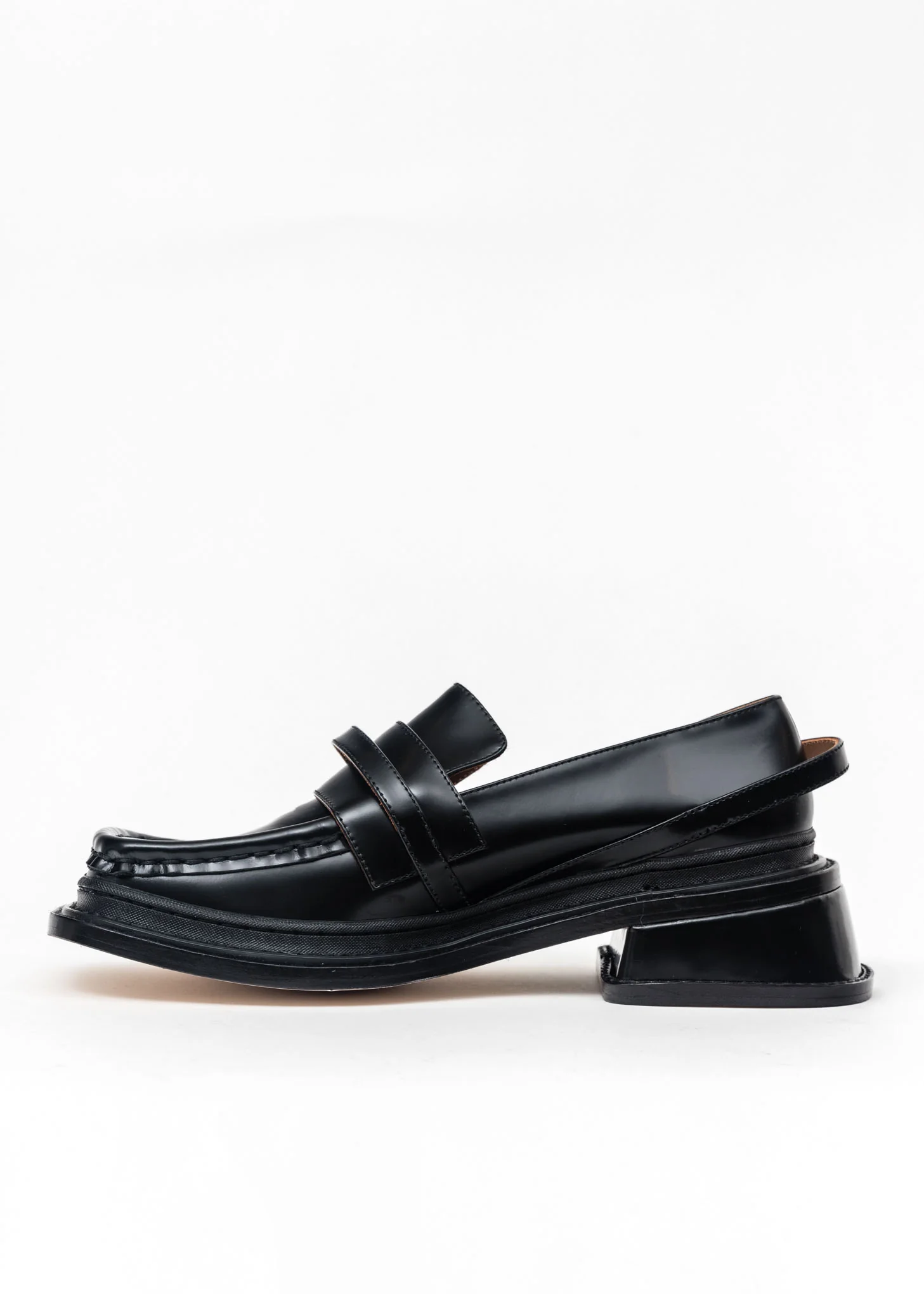 Black Platform Loafers - Image 4
