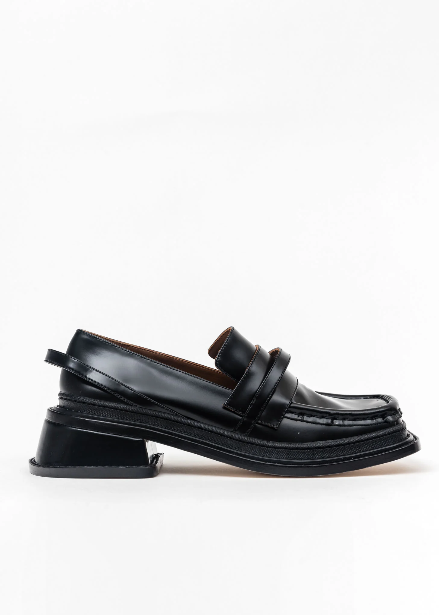 Black Platform Loafers - Image 5