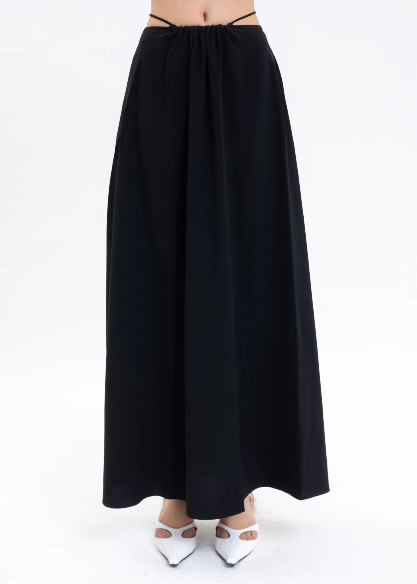 Black Pleated Skirt