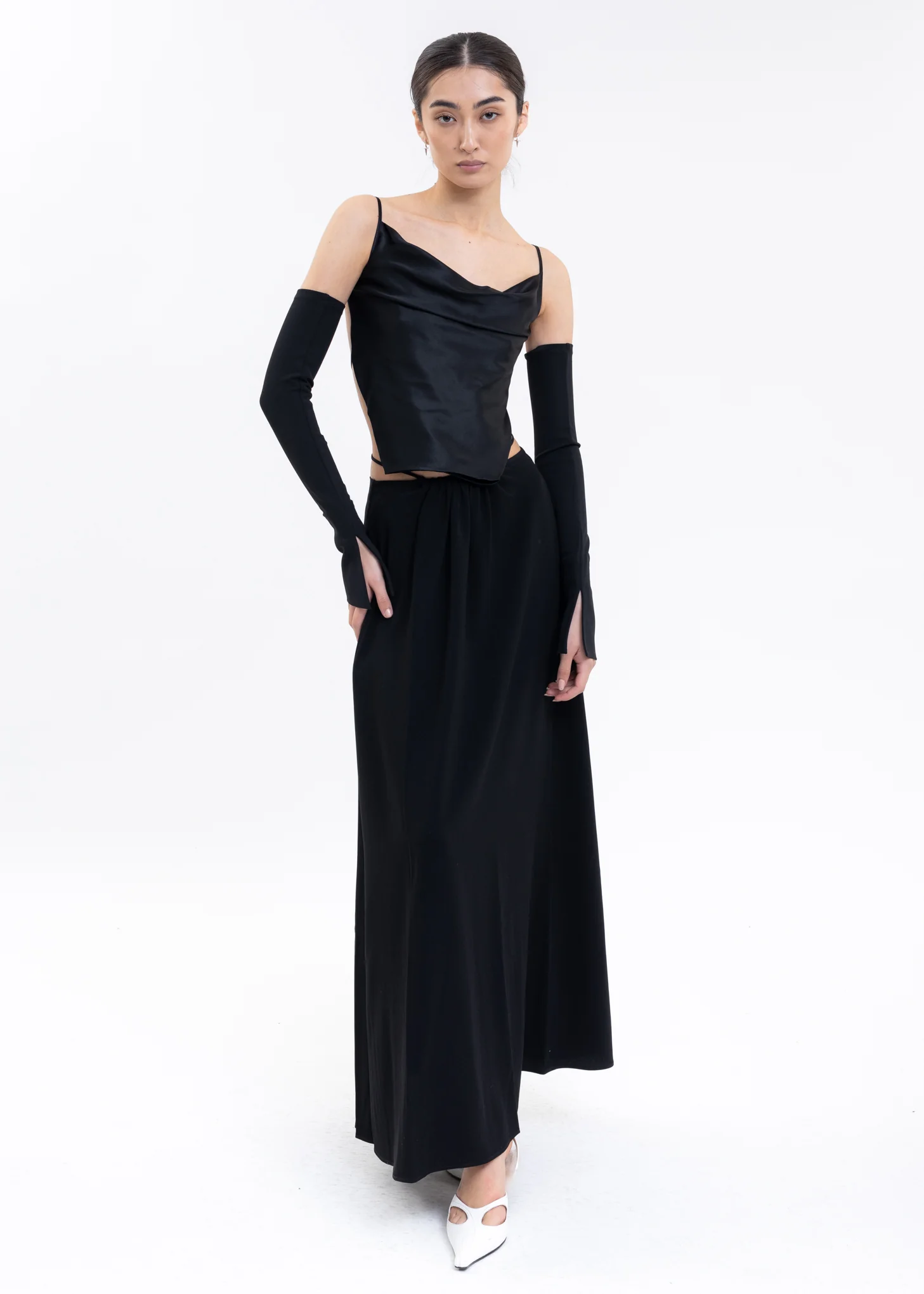 Black Pleated Skirt - Image 7