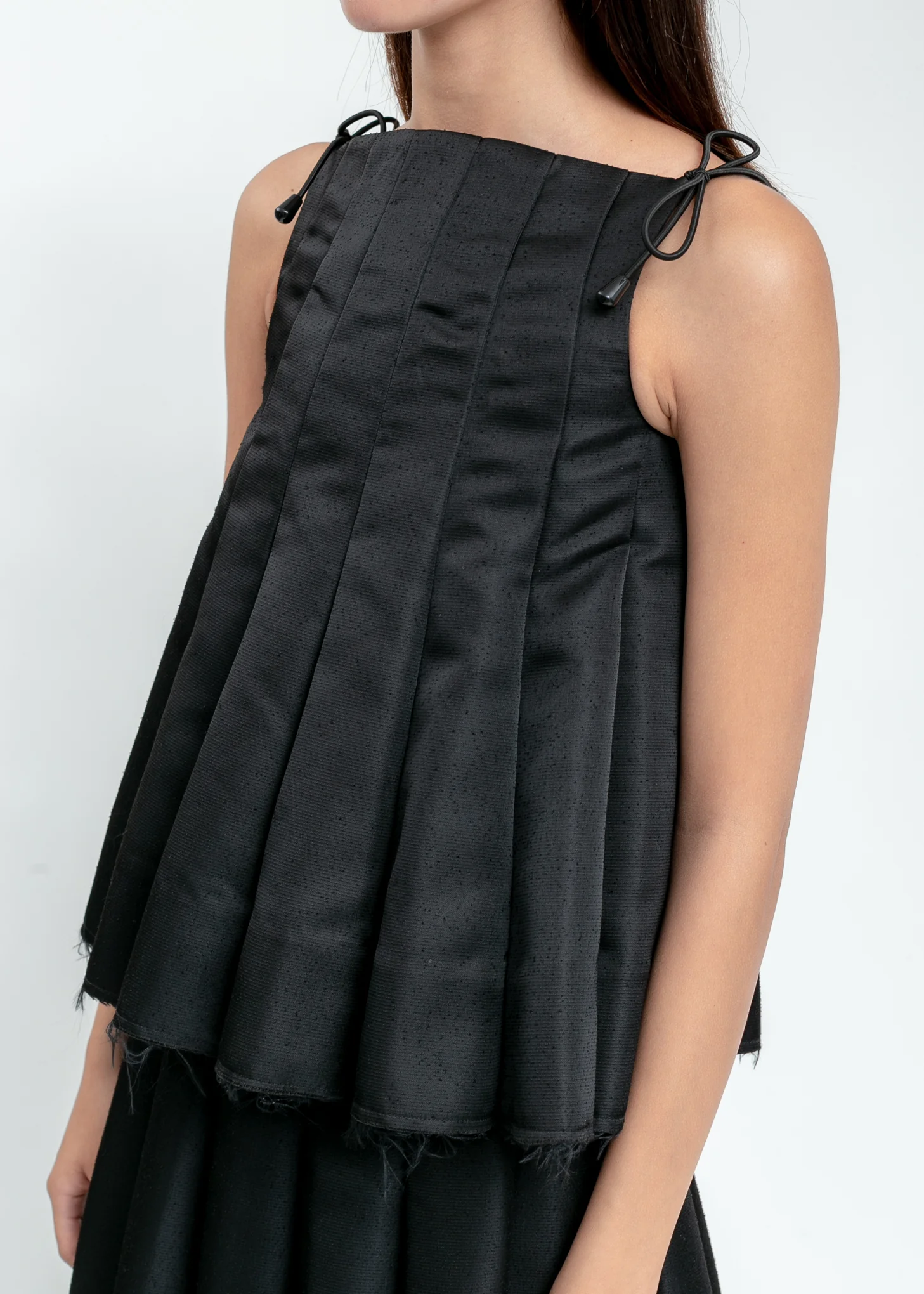 Black Pleats Top - Image 3