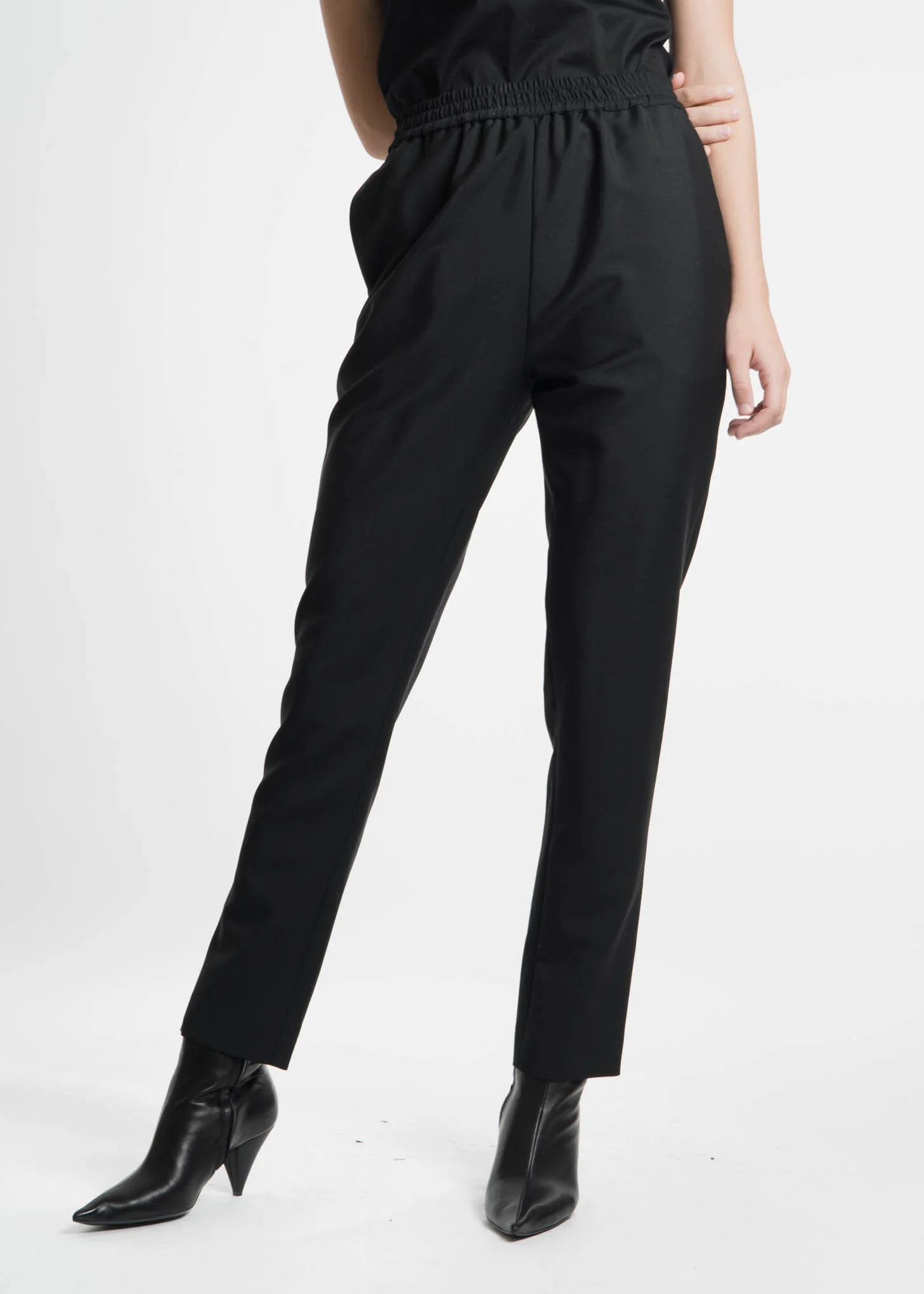 Black Plume Trousers