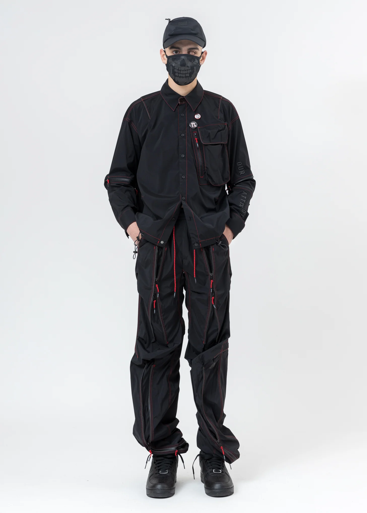 Black Pocket Cap - Image 4