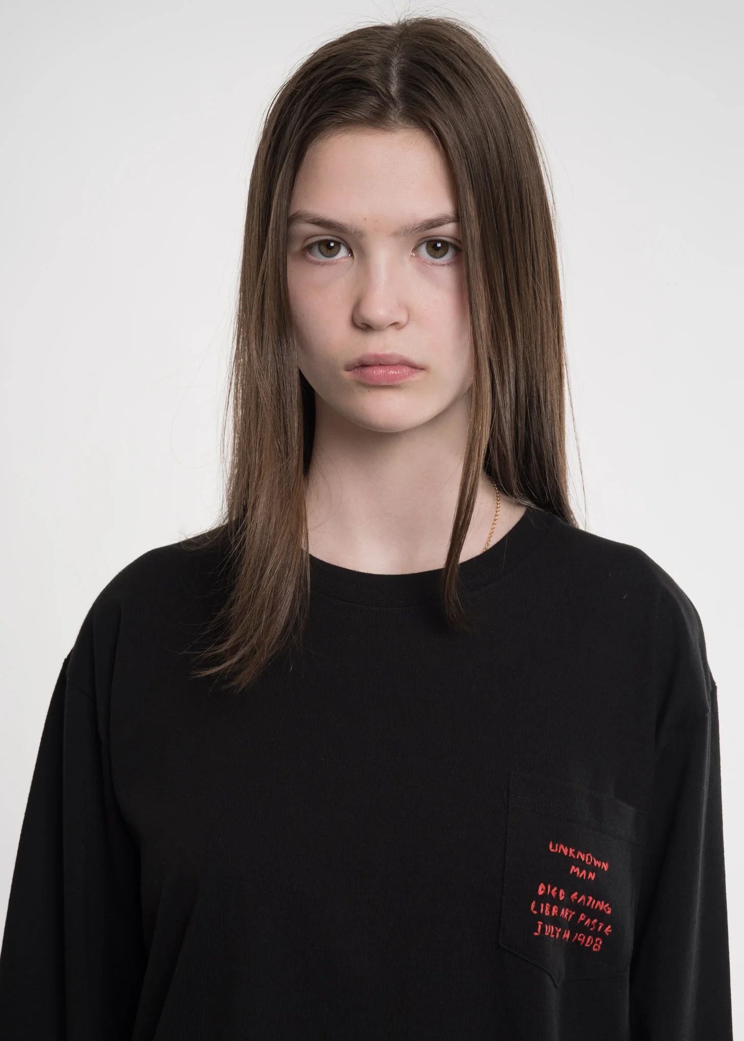 Black Pocket Detail Shirt - Image 2