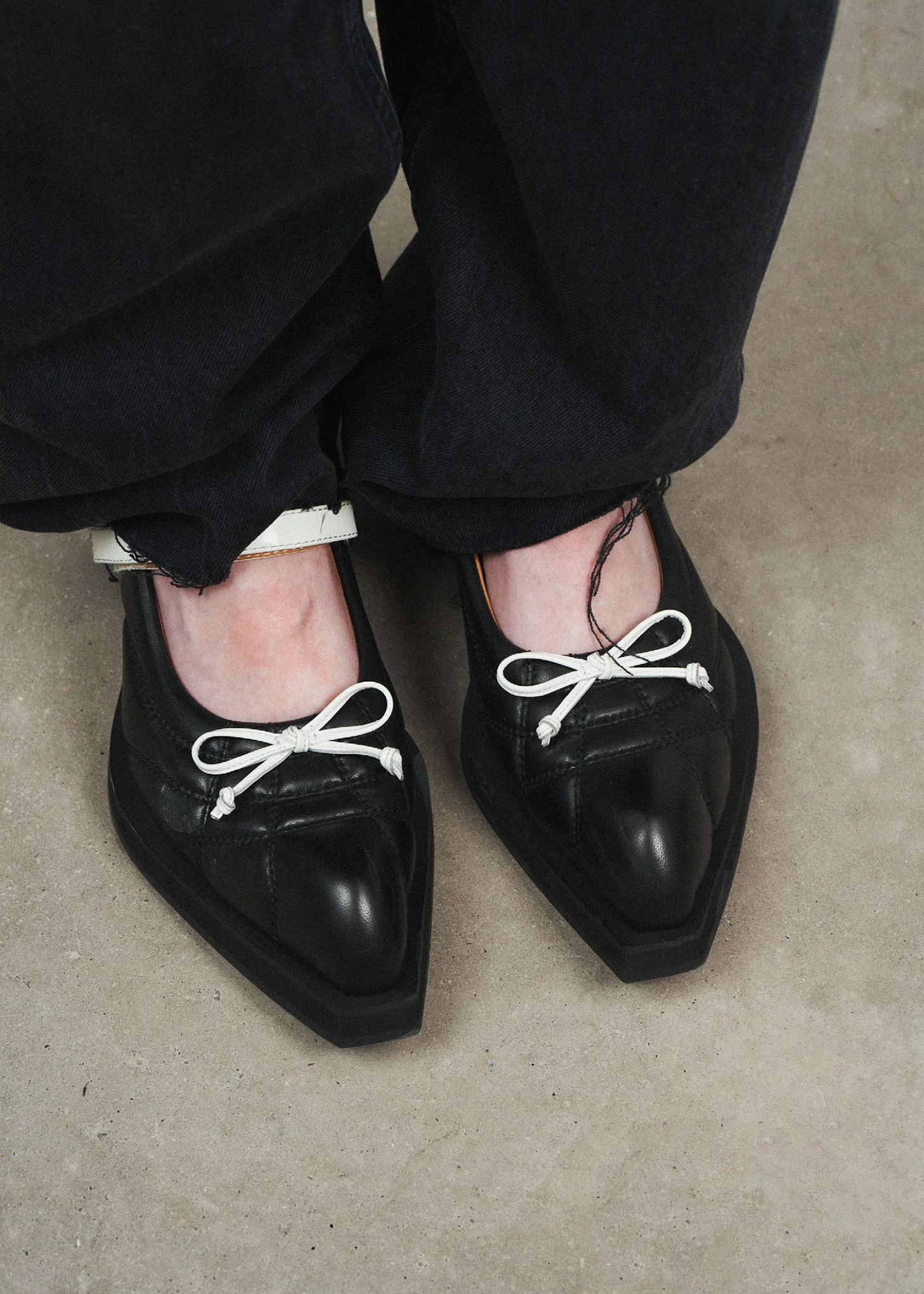 Black Pointed Ballet Mary Jane - Image 2