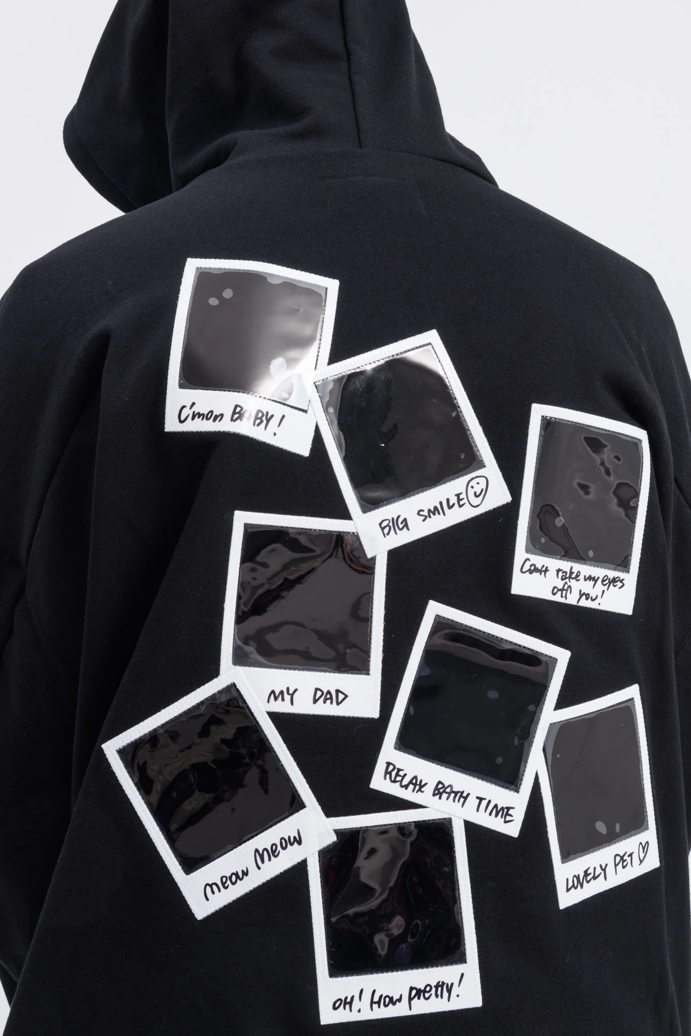 Black Polaroid Film Hoodie - Image 4