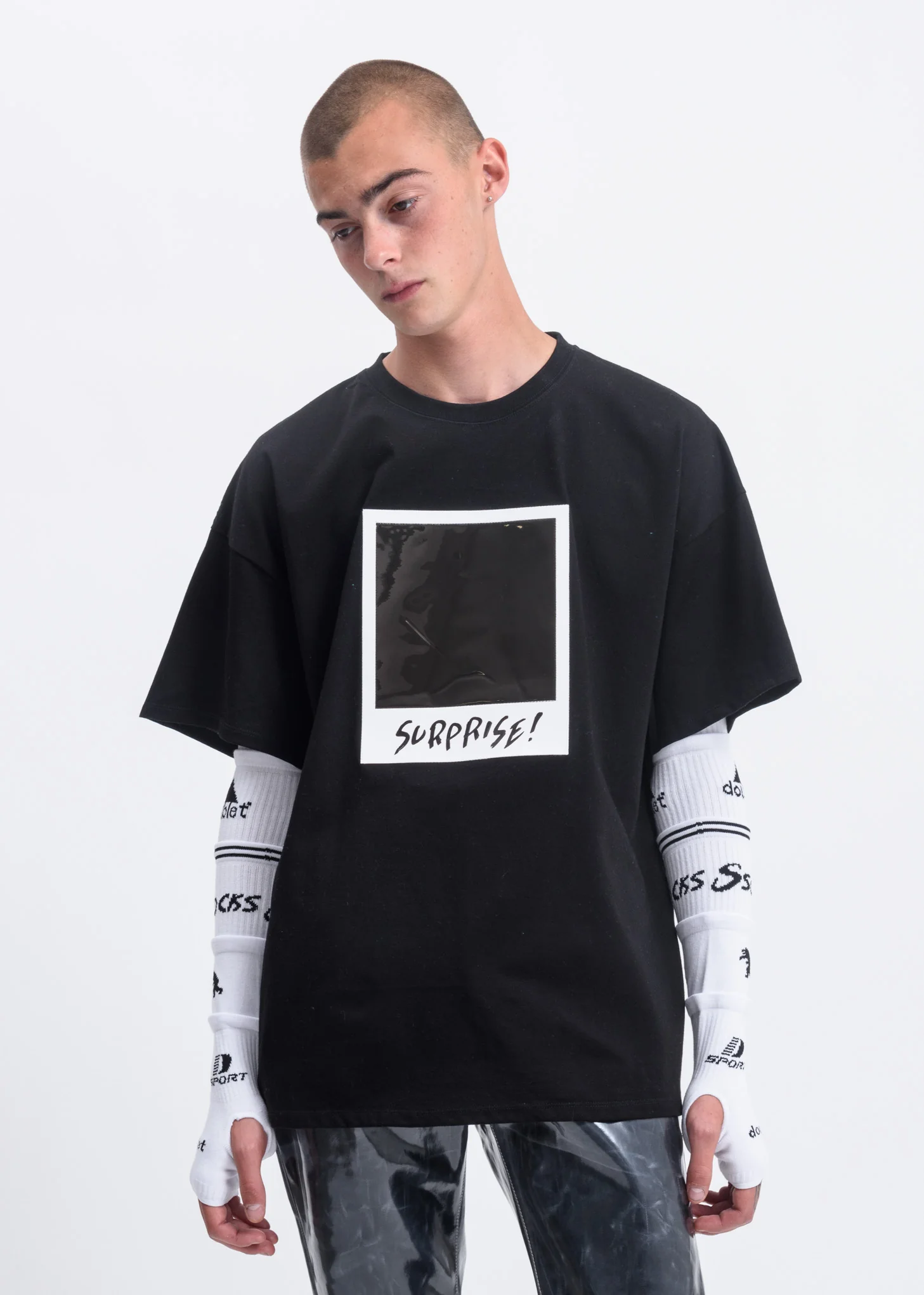 Black Polaroid Film T-Shirt
