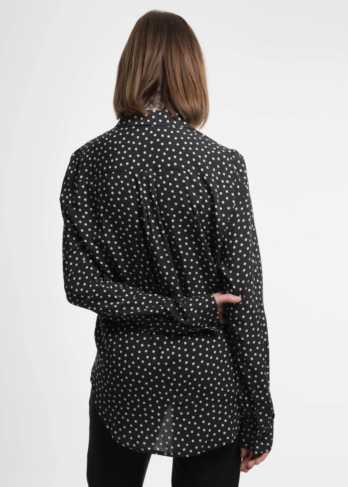 Black Polka Dot Cults Shirt - Image 2