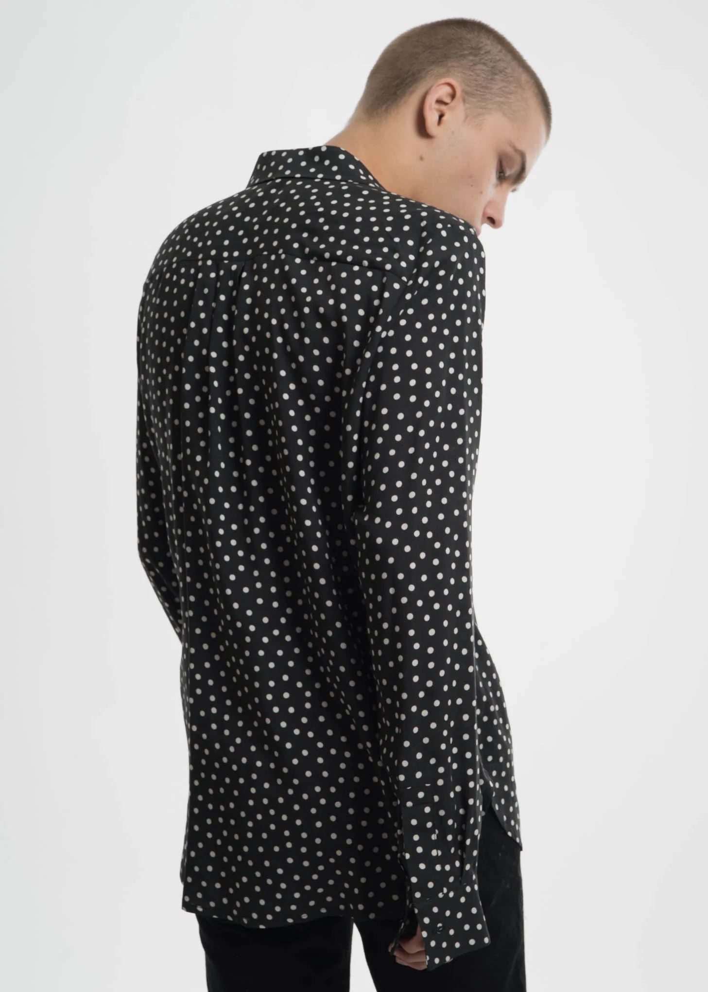 Black Polka Dot Cults Shirt - Image 2