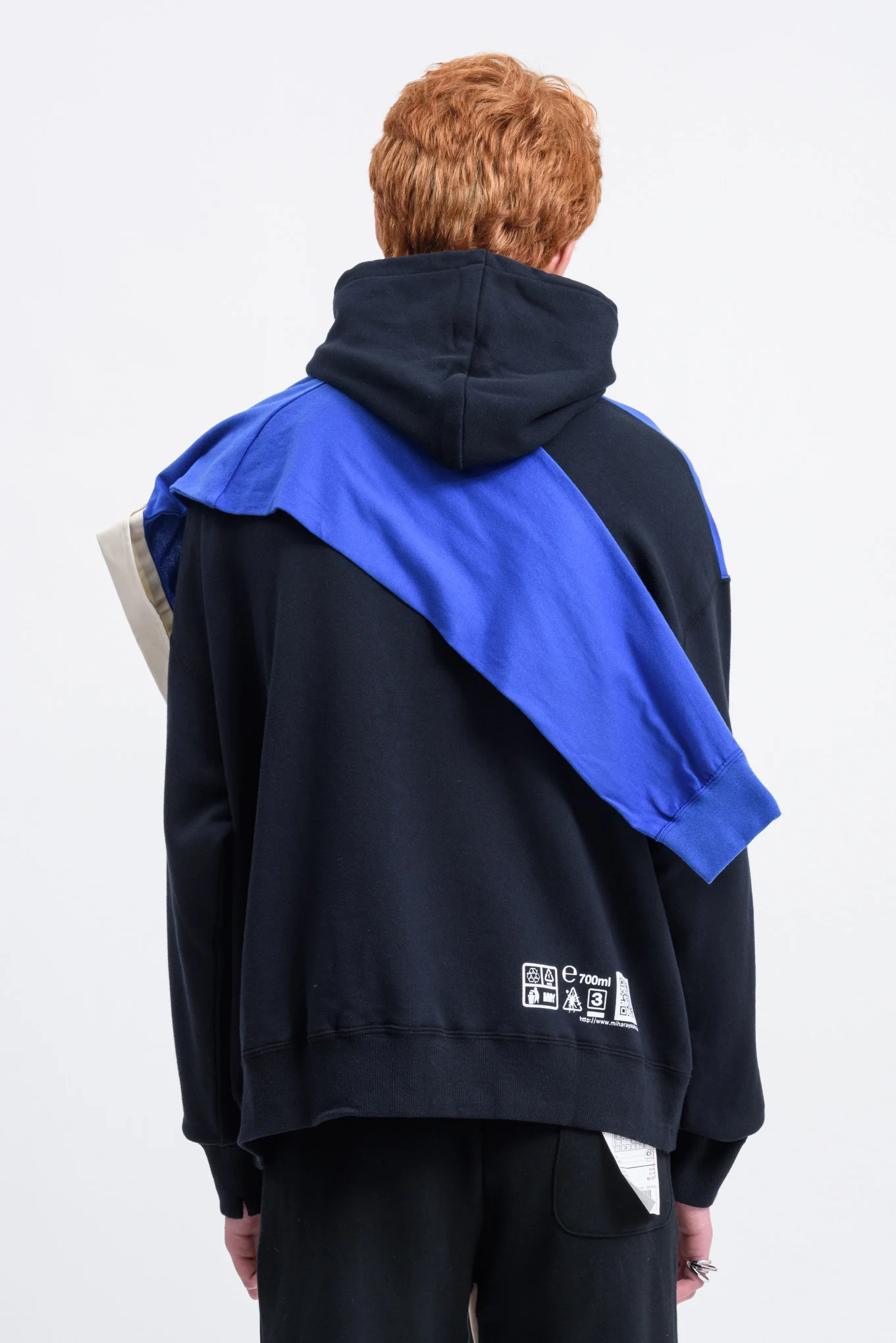 Black Polo Shirt Docking Hoodie - Image 2