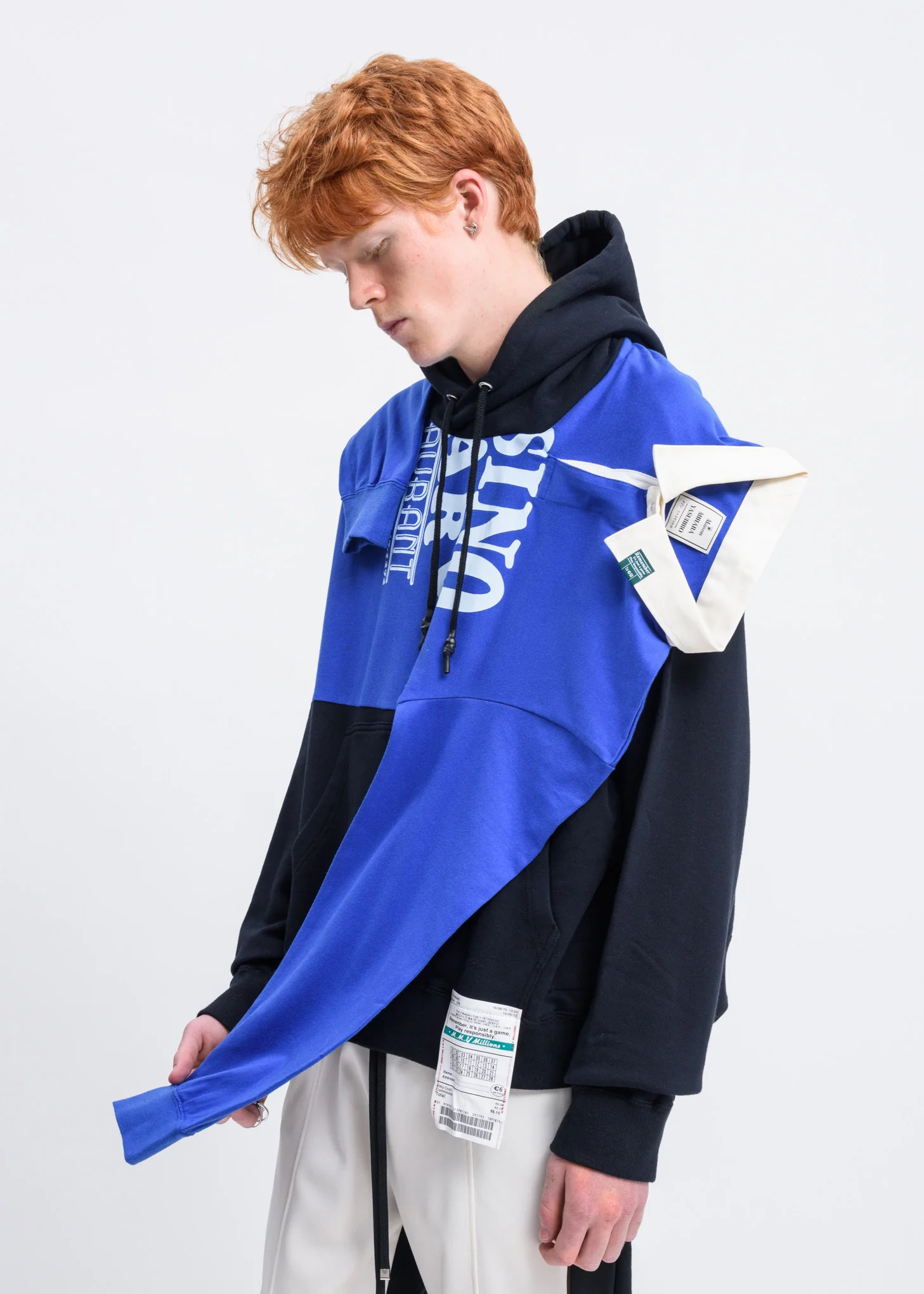 Black Polo Shirt Docking Hoodie - Image 3