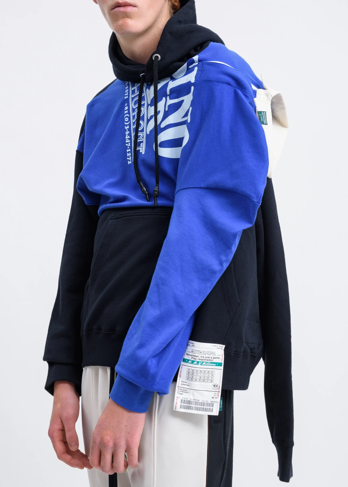 Black Polo Shirt Docking Hoodie - Image 5