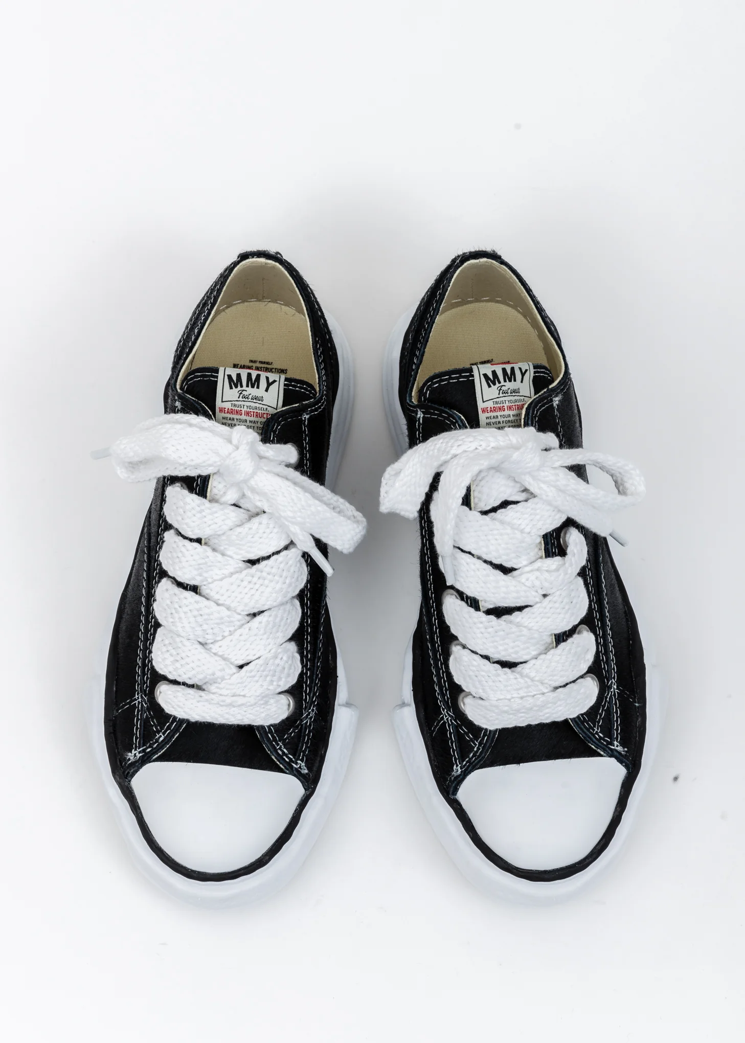 Black Ponyskin Original Sole Lowtop Sneaker - Image 2