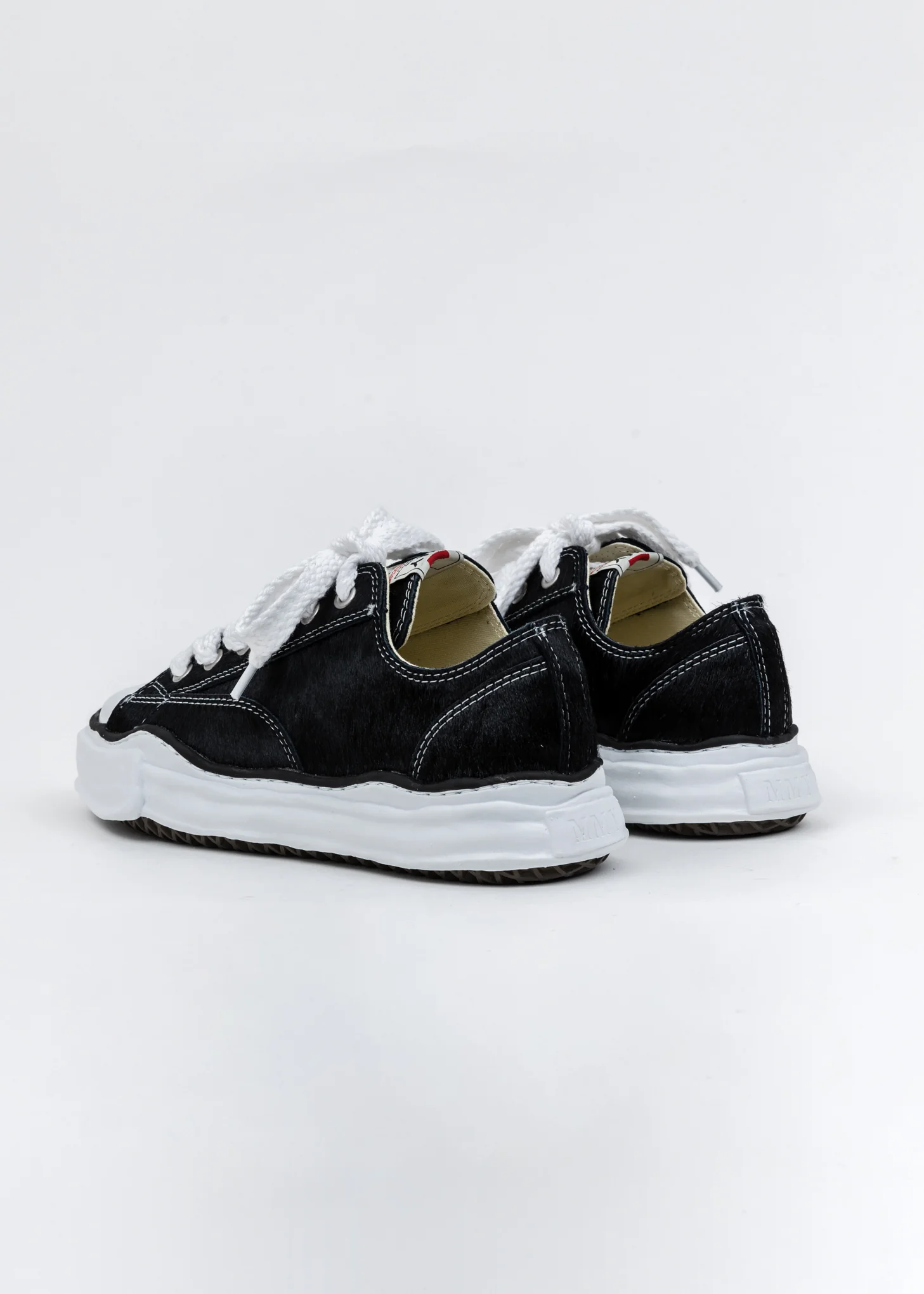 Black Ponyskin Original Sole Lowtop Sneaker - Image 3