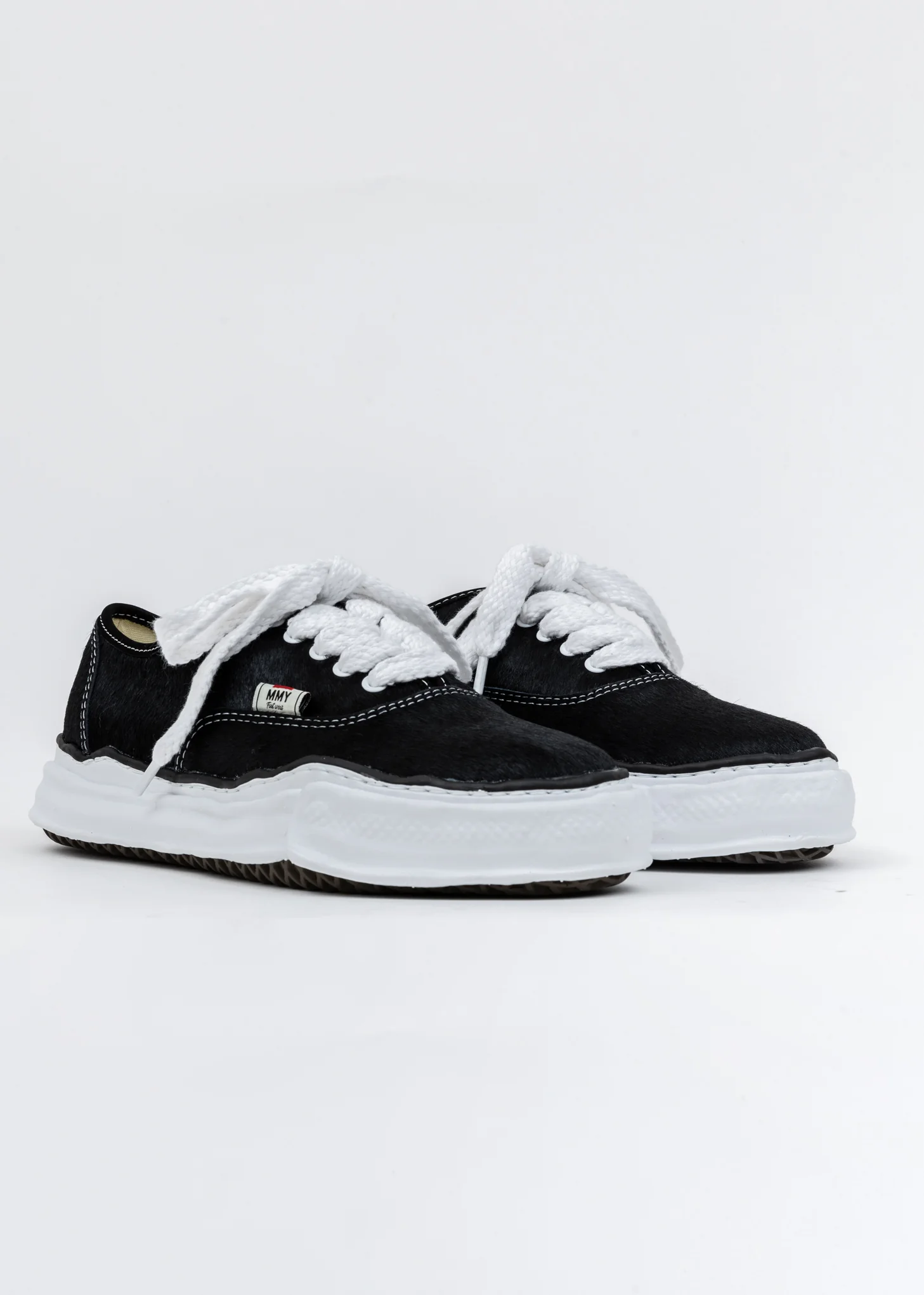 Black Ponyskin Original Sole Sneaker (Barker)