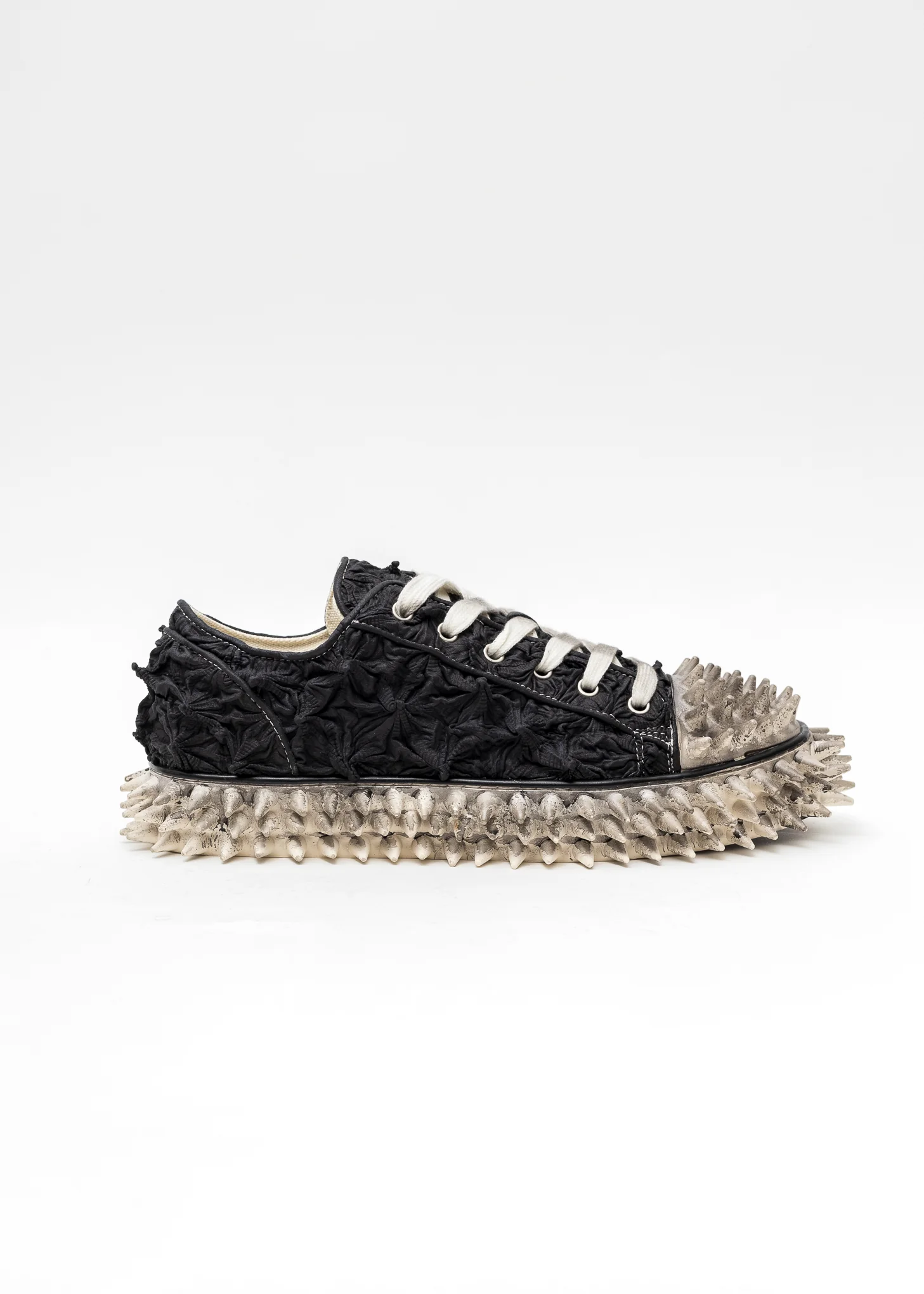 BLACK PORCUPINE LACE UP SNEAKER - Image 4