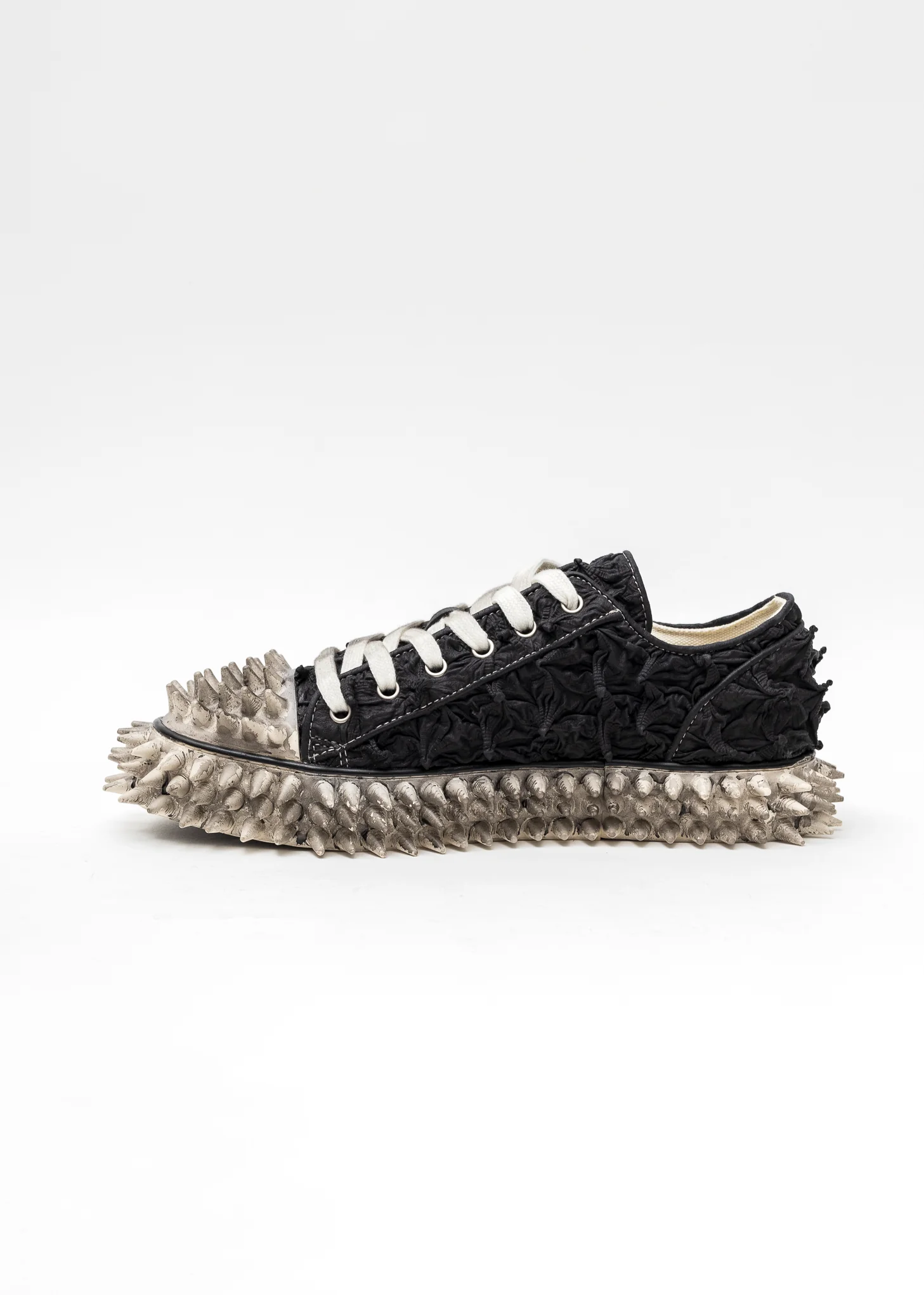 BLACK PORCUPINE LACE UP SNEAKER - Image 5
