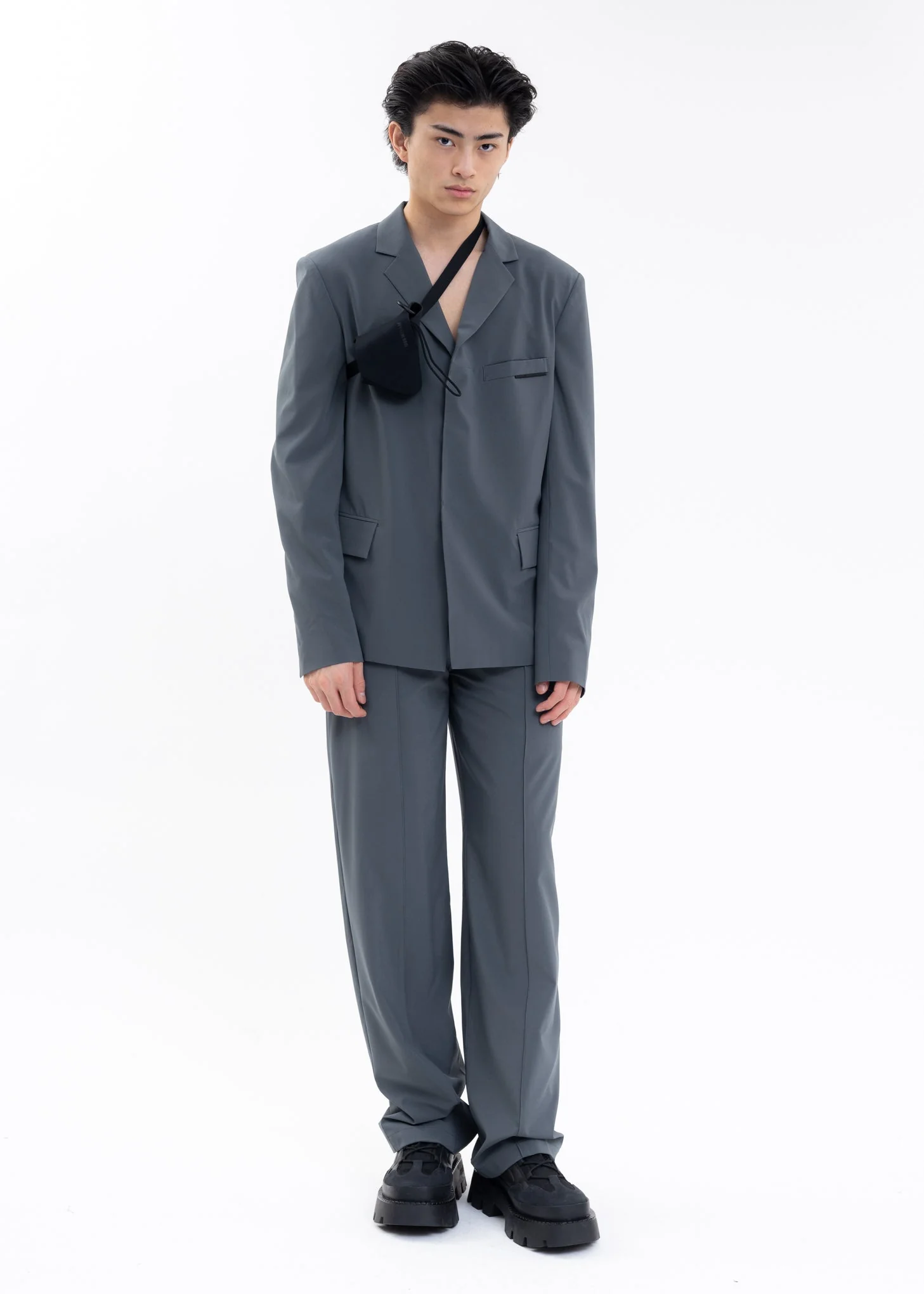 Black POUCH BELT - Image 3