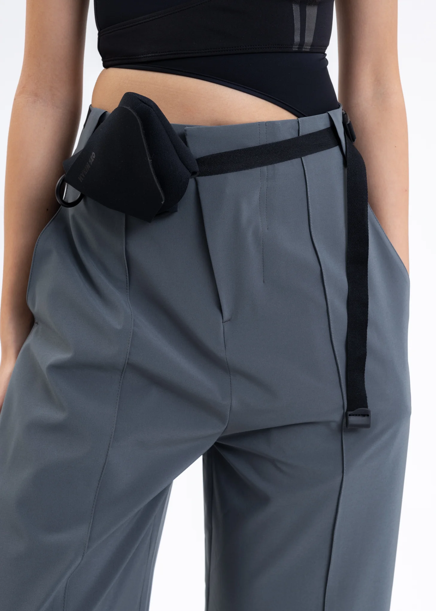 Black POUCH BELT - Image 3