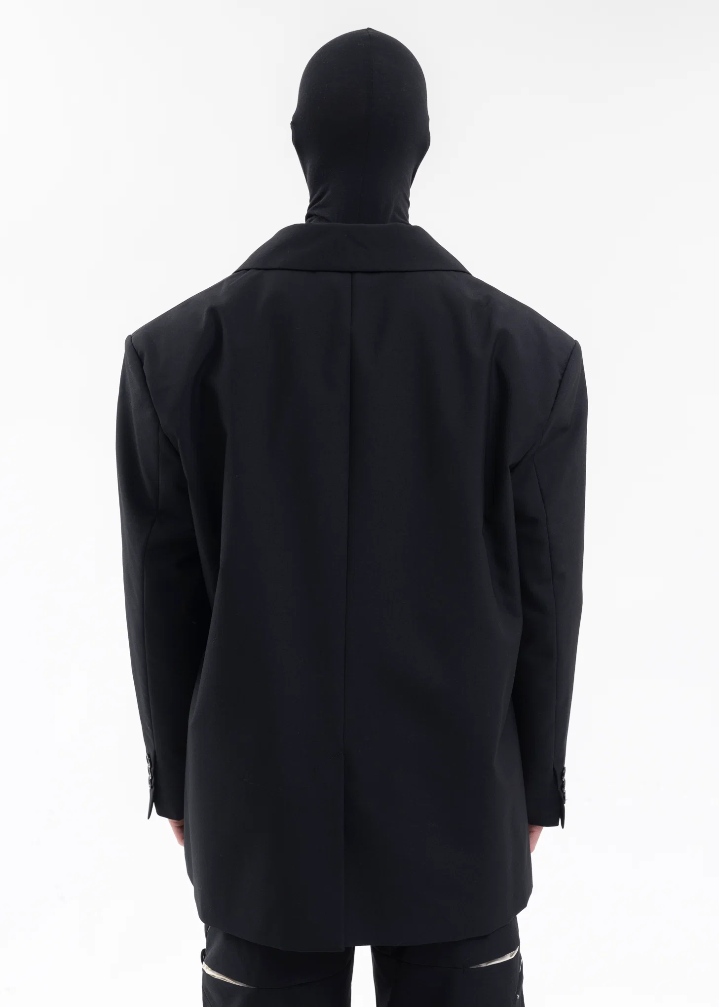 BLACK PRINTED BLAZER - Image 4