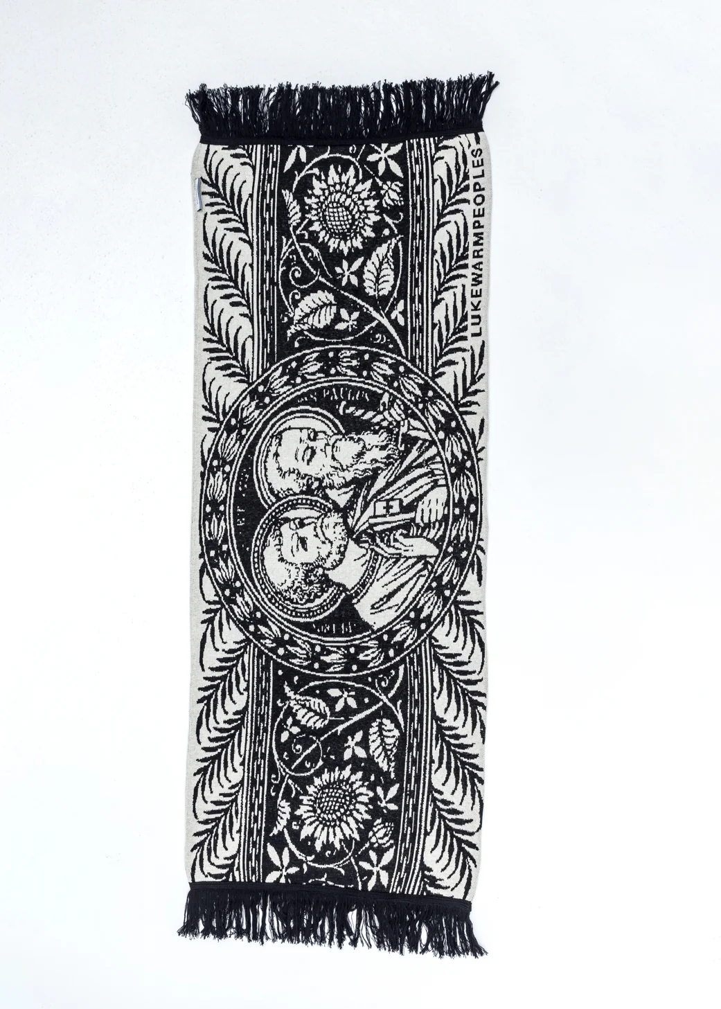 Black Printed Scarf