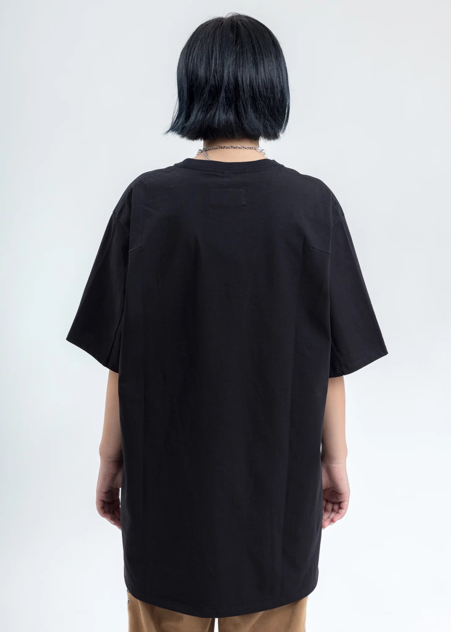 Black Puppet Animal Embroidery T-Shirt - Image 4