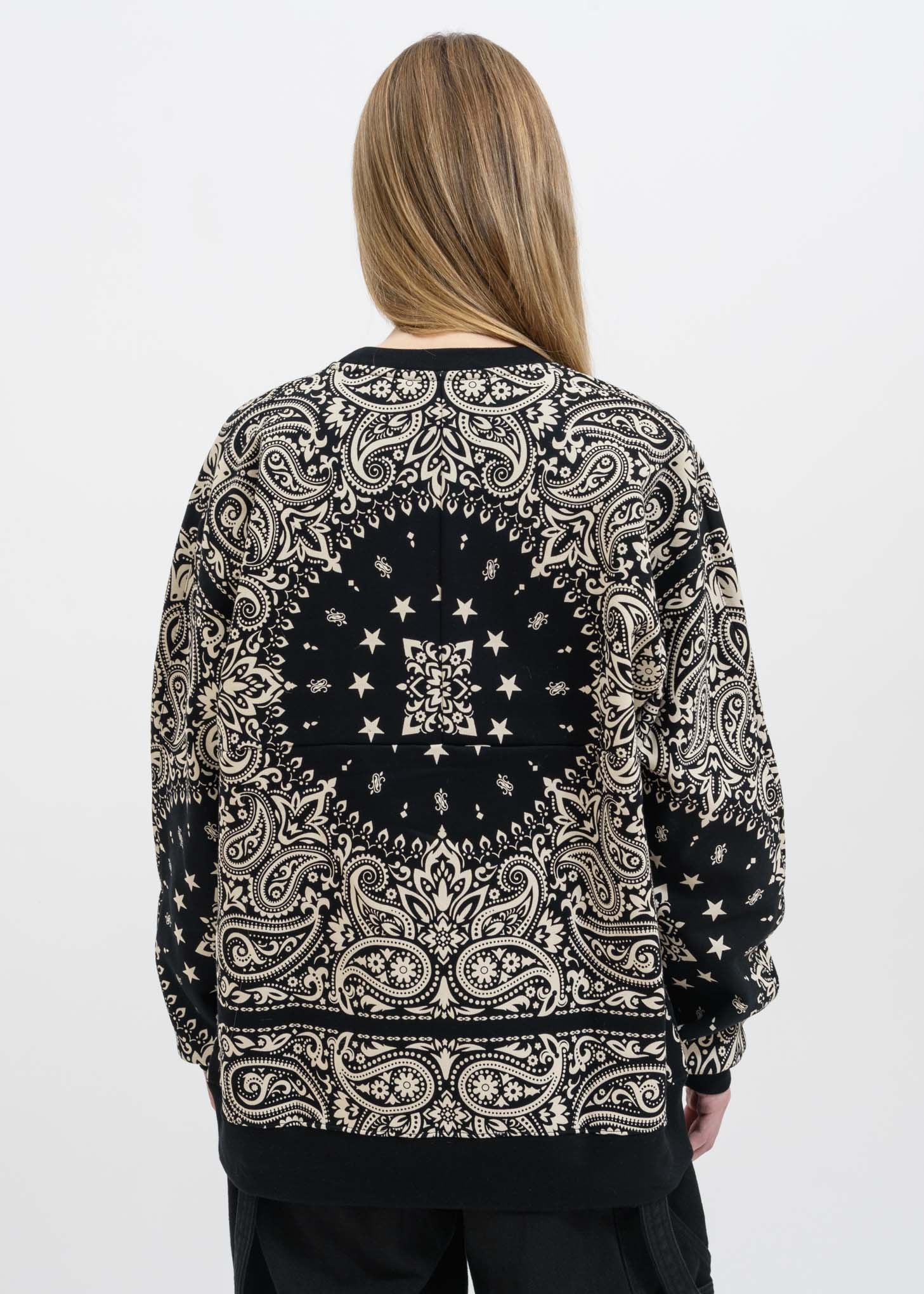 Black Racing Crew Bandana Sweatshirt - Image 3