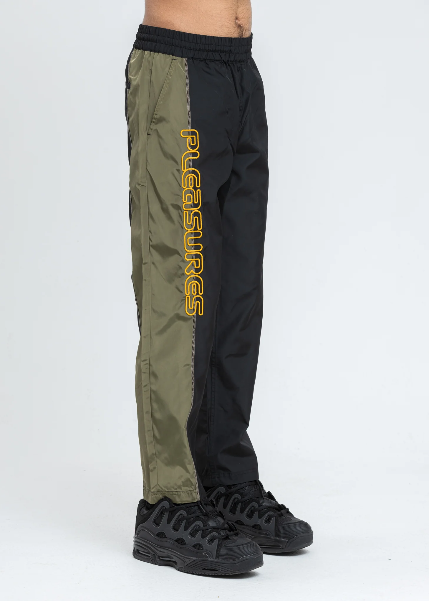 Black Realty Nylon Pants - Image 2