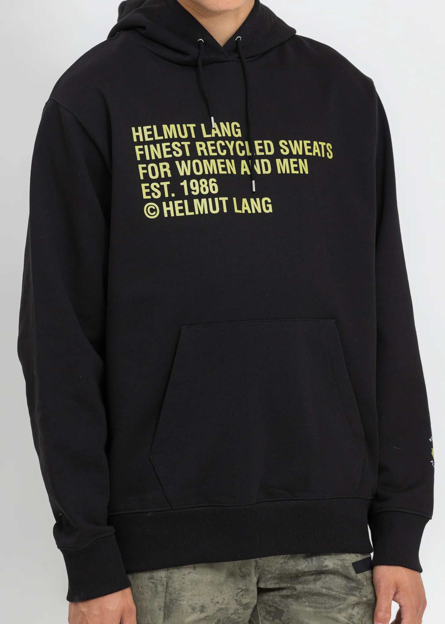 Black Recycled Hoodie - Image 2