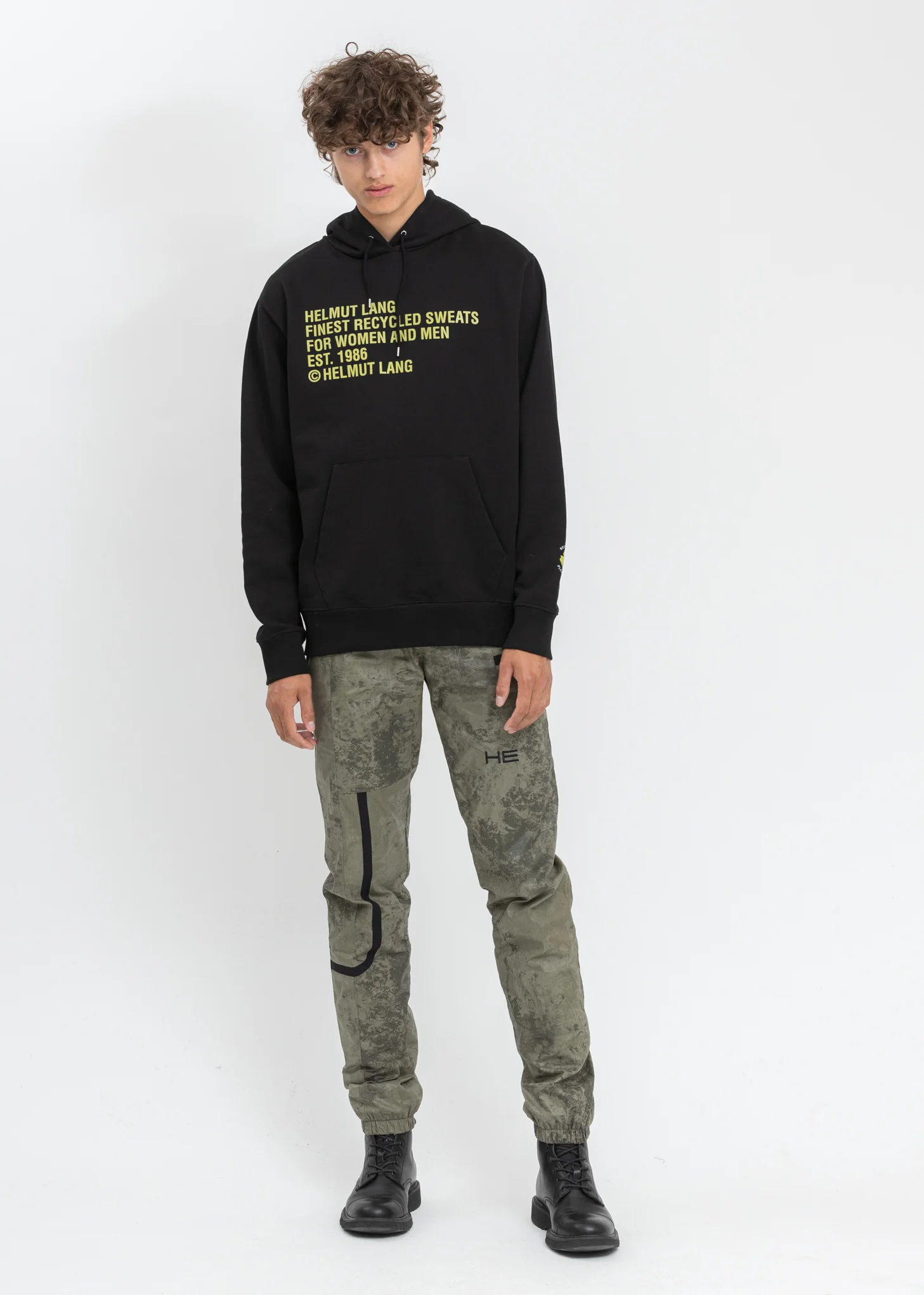 Black Recycled Hoodie - Image 5