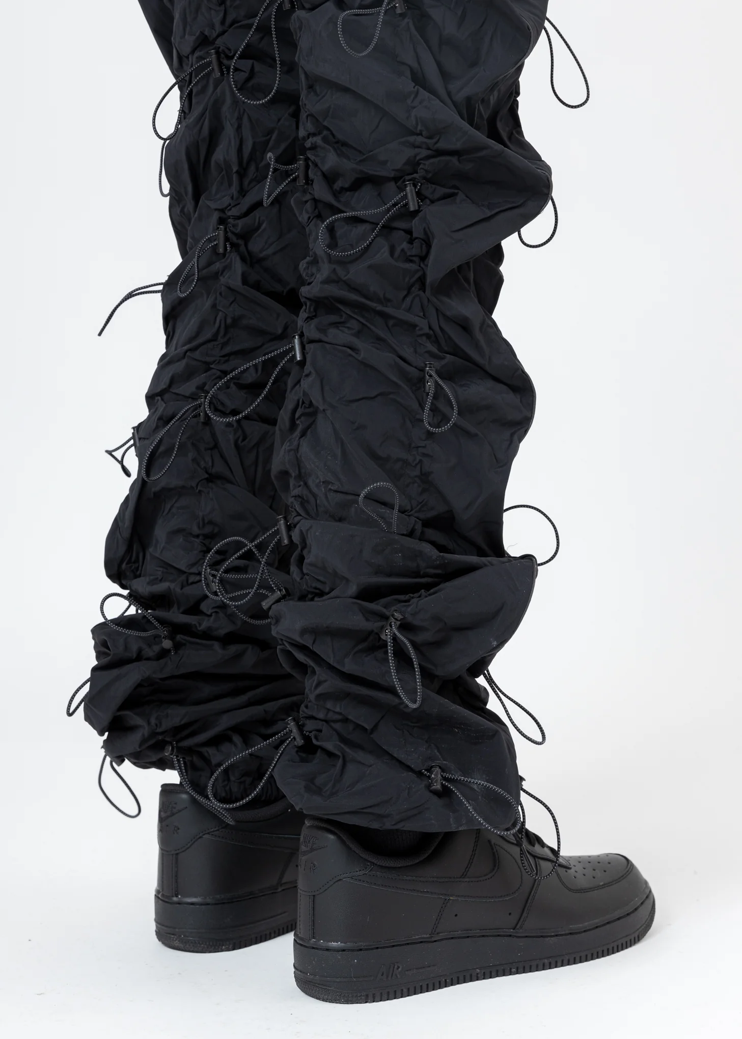 Black Reflective GOBCHANG Pants - Image 8