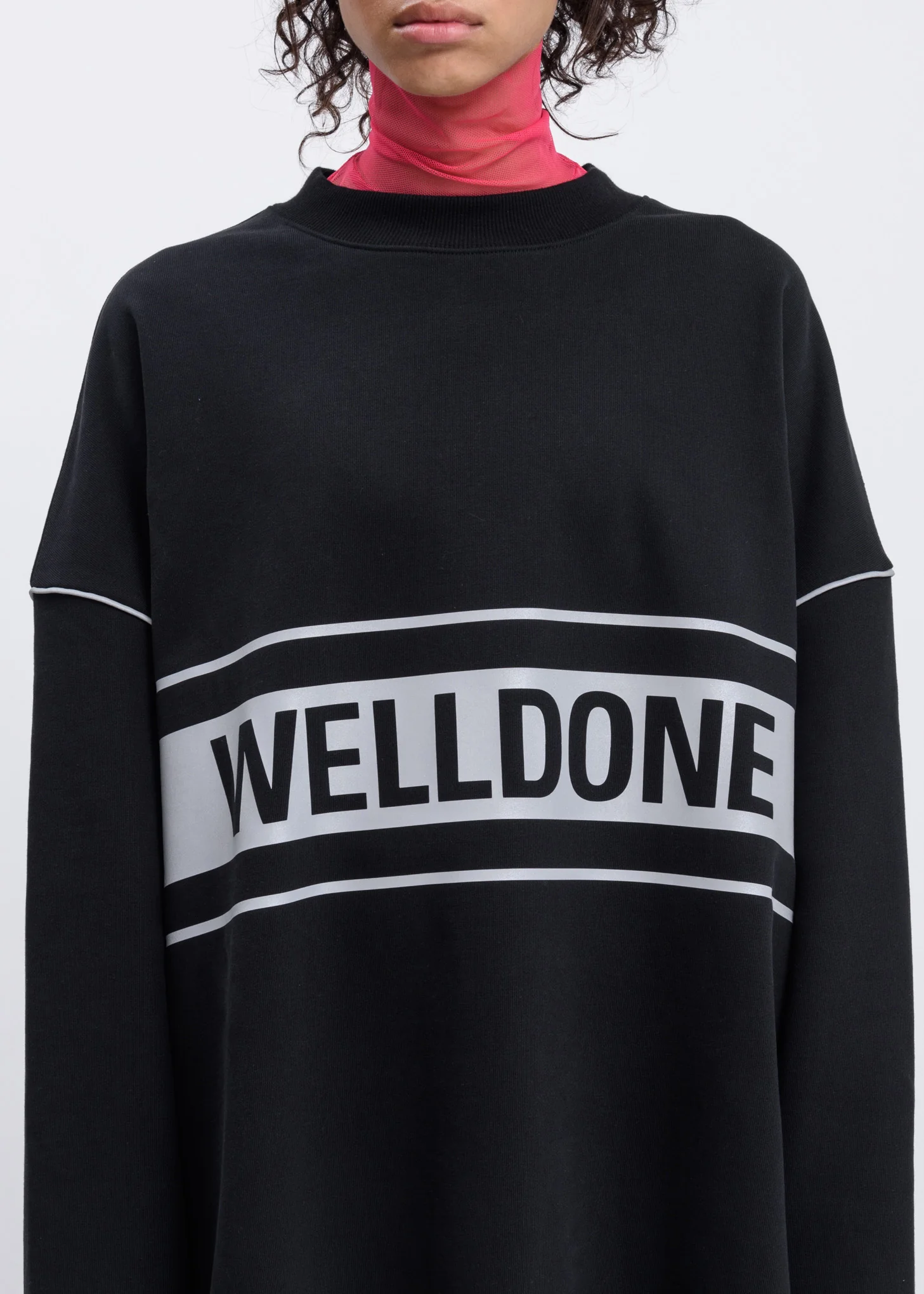 Black Reflective Logo Pullover - Image 3