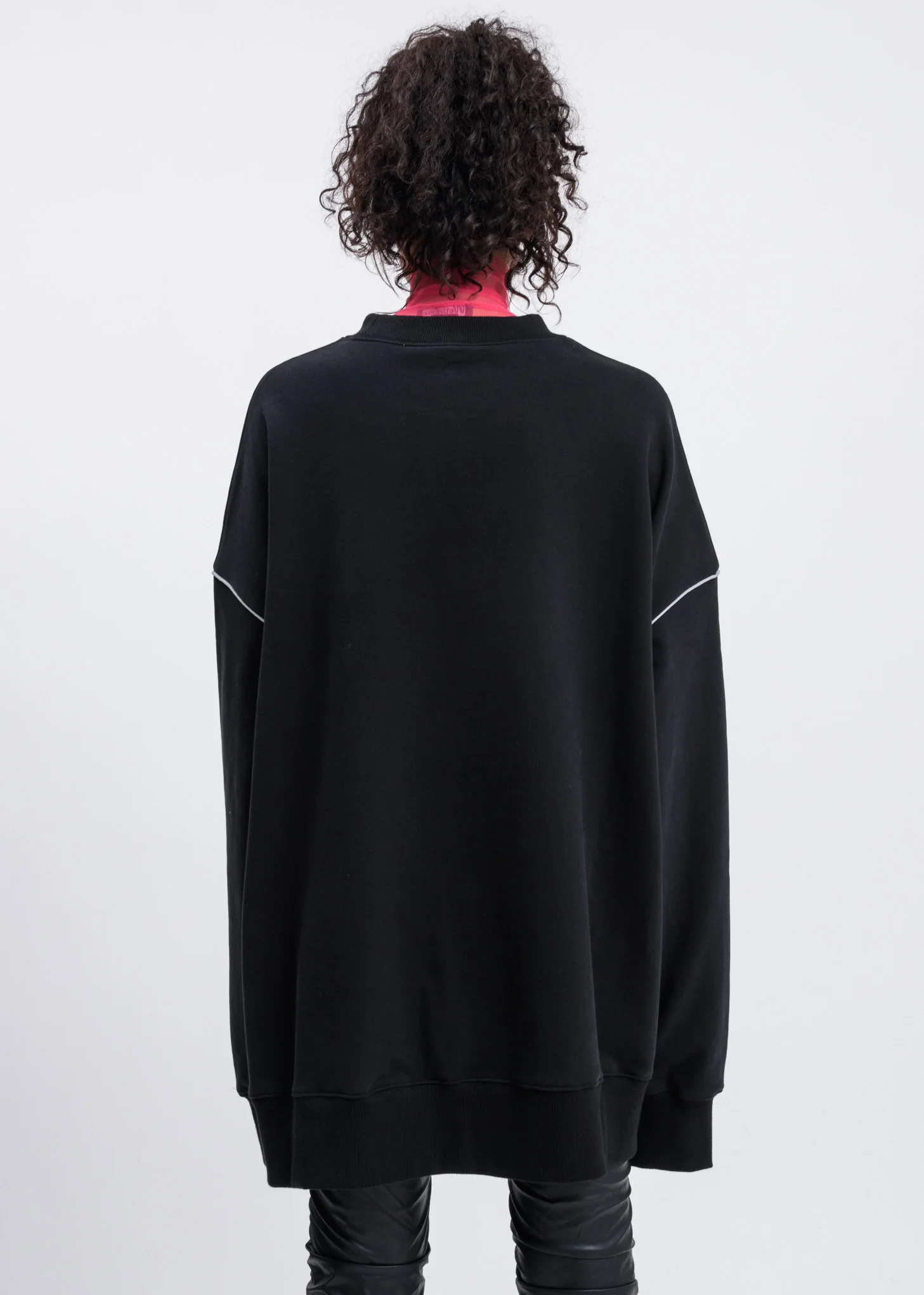 Black Reflective Logo Pullover - Image 4