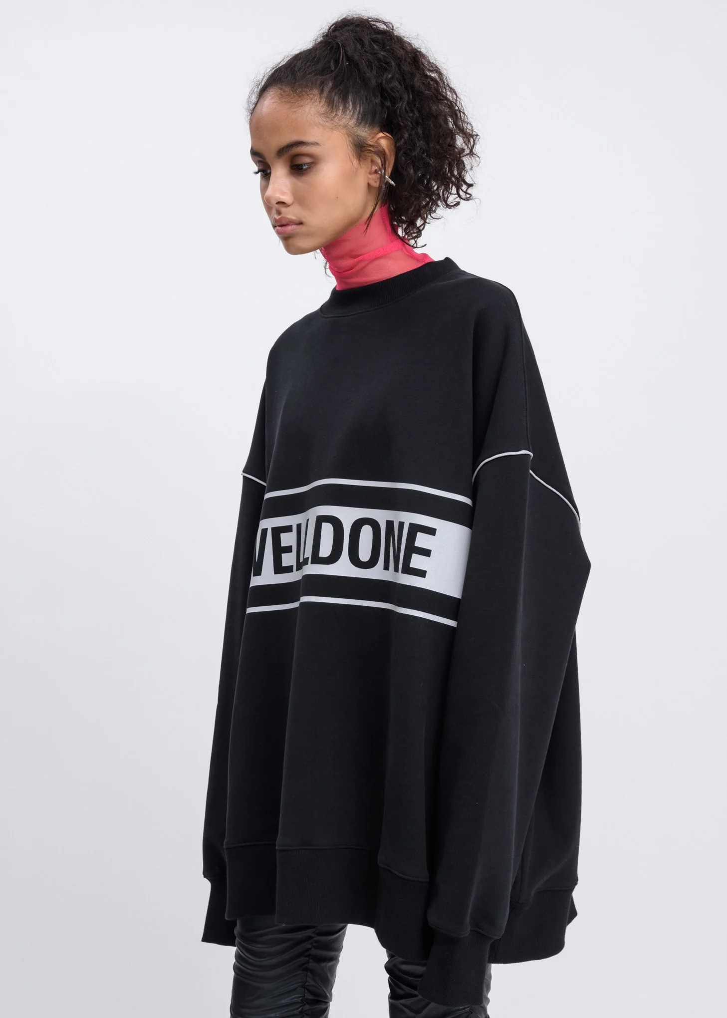 Black Reflective Logo Pullover - Image 5