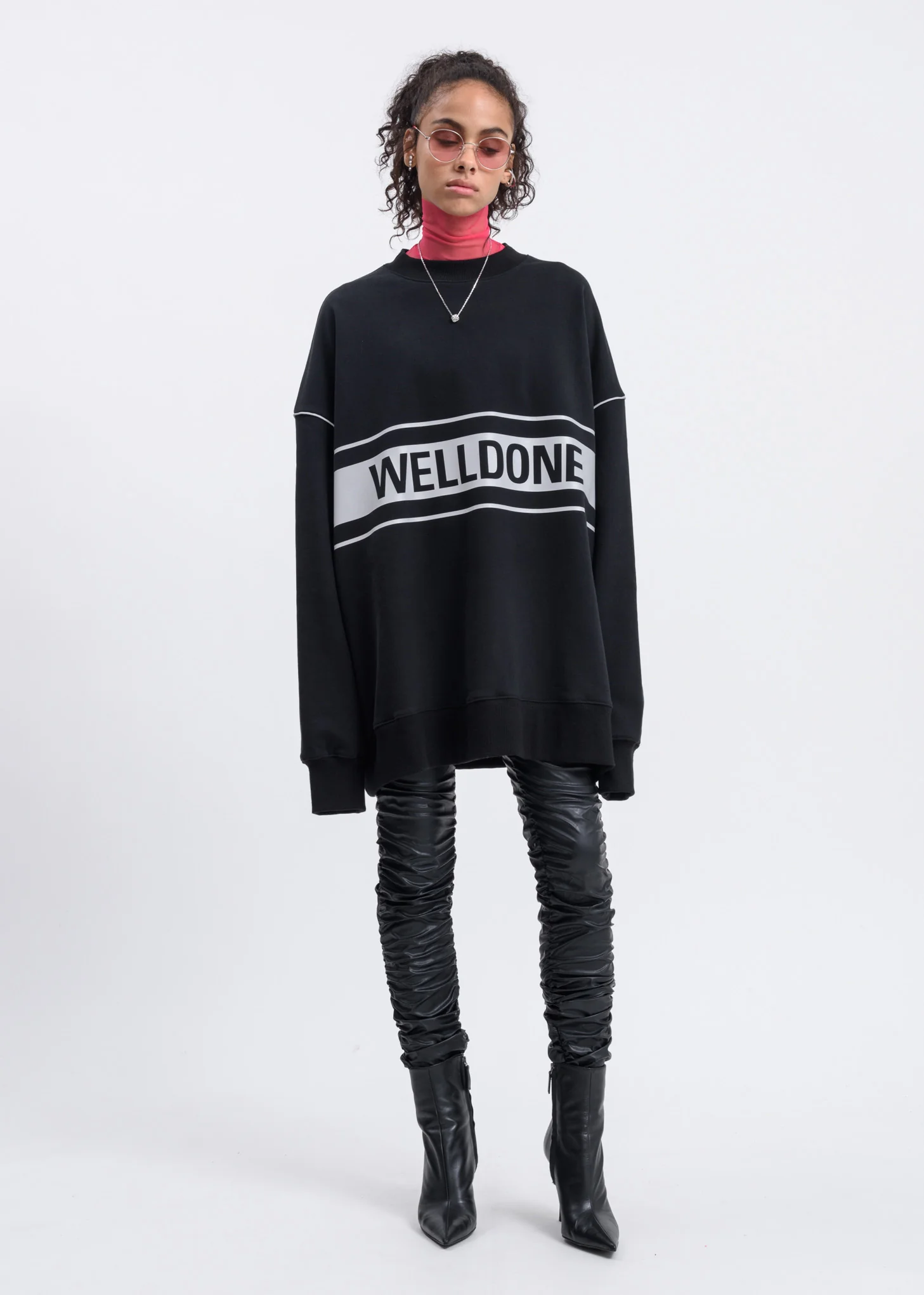 Black Reflective Logo Pullover - Image 7
