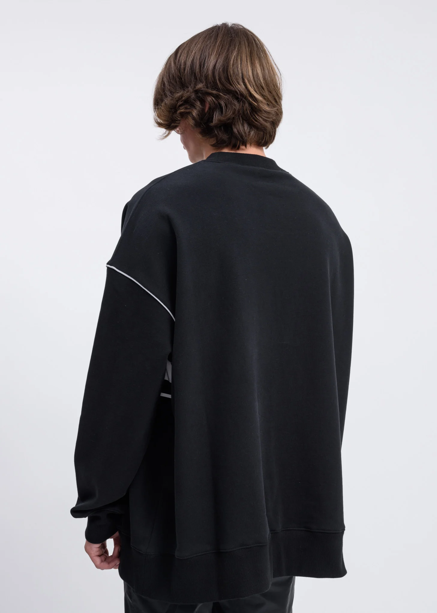 Black Reflective Logo Pullover - Image 2
