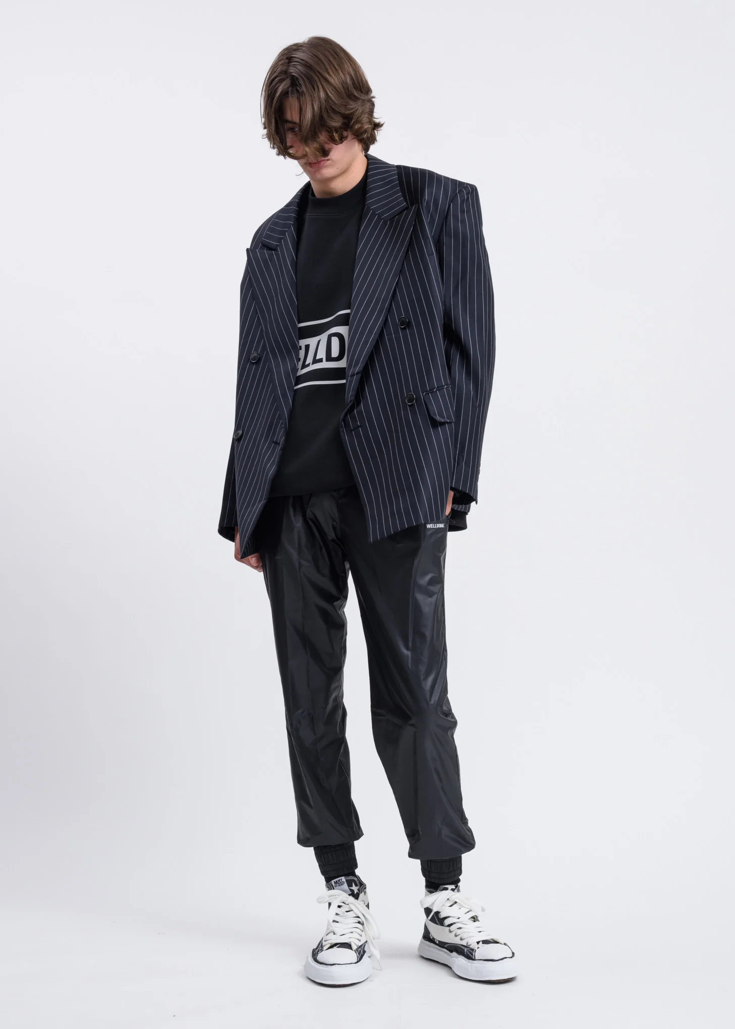 Black Reflective Logo Pullover - Image 3