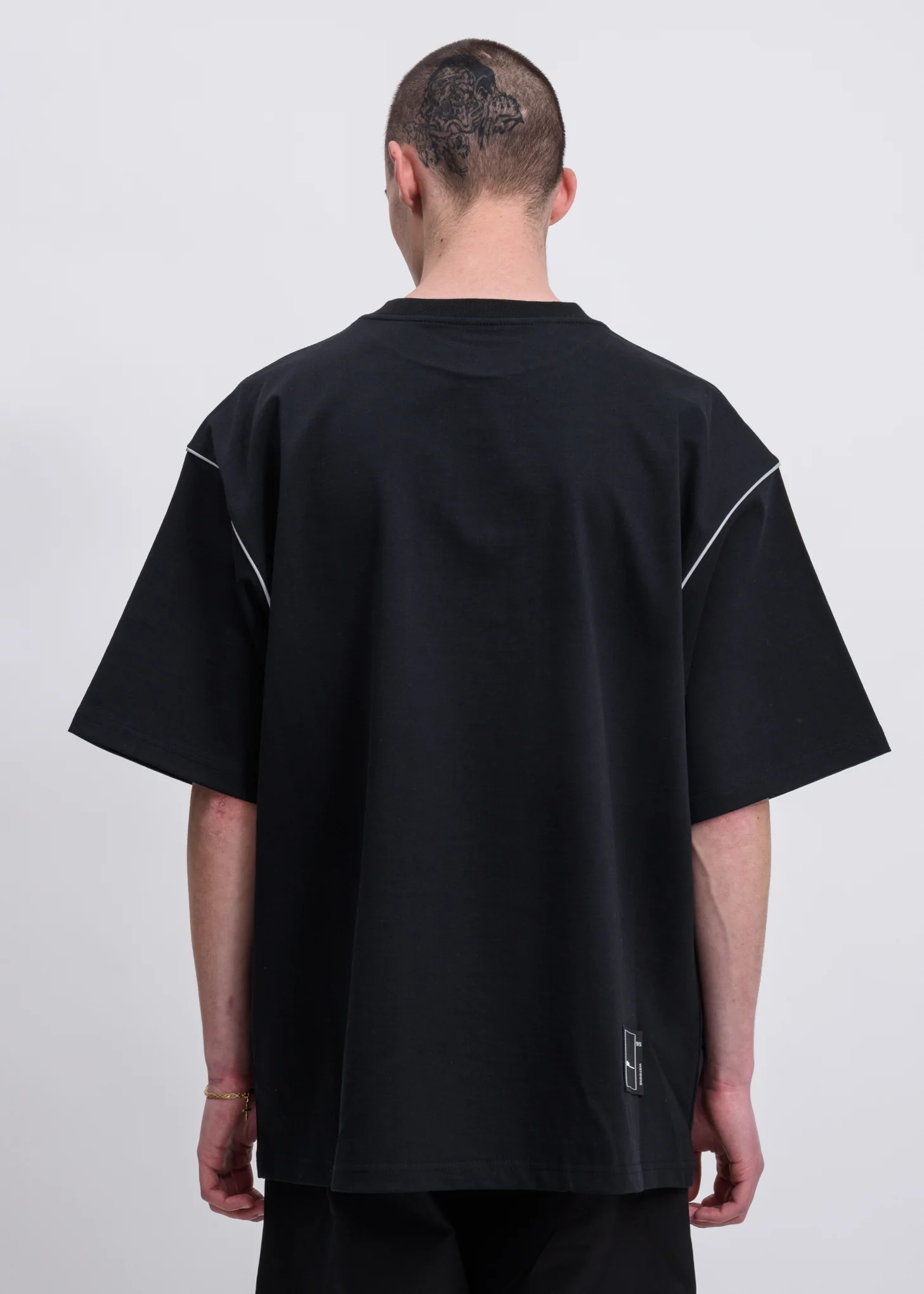Black Reflective Logo T-Shirt - Image 2