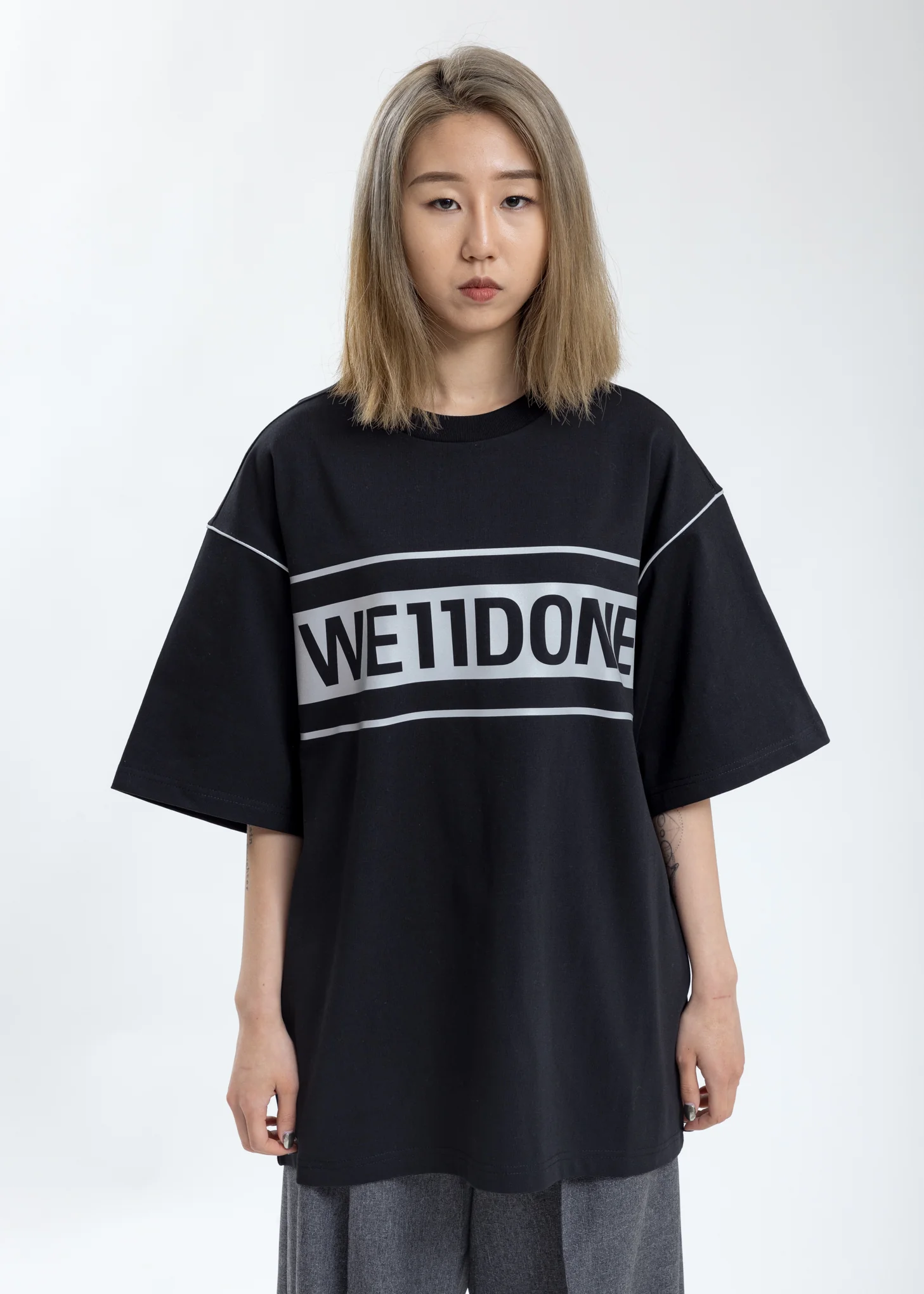 Black Reflective Logo T-Shirt
