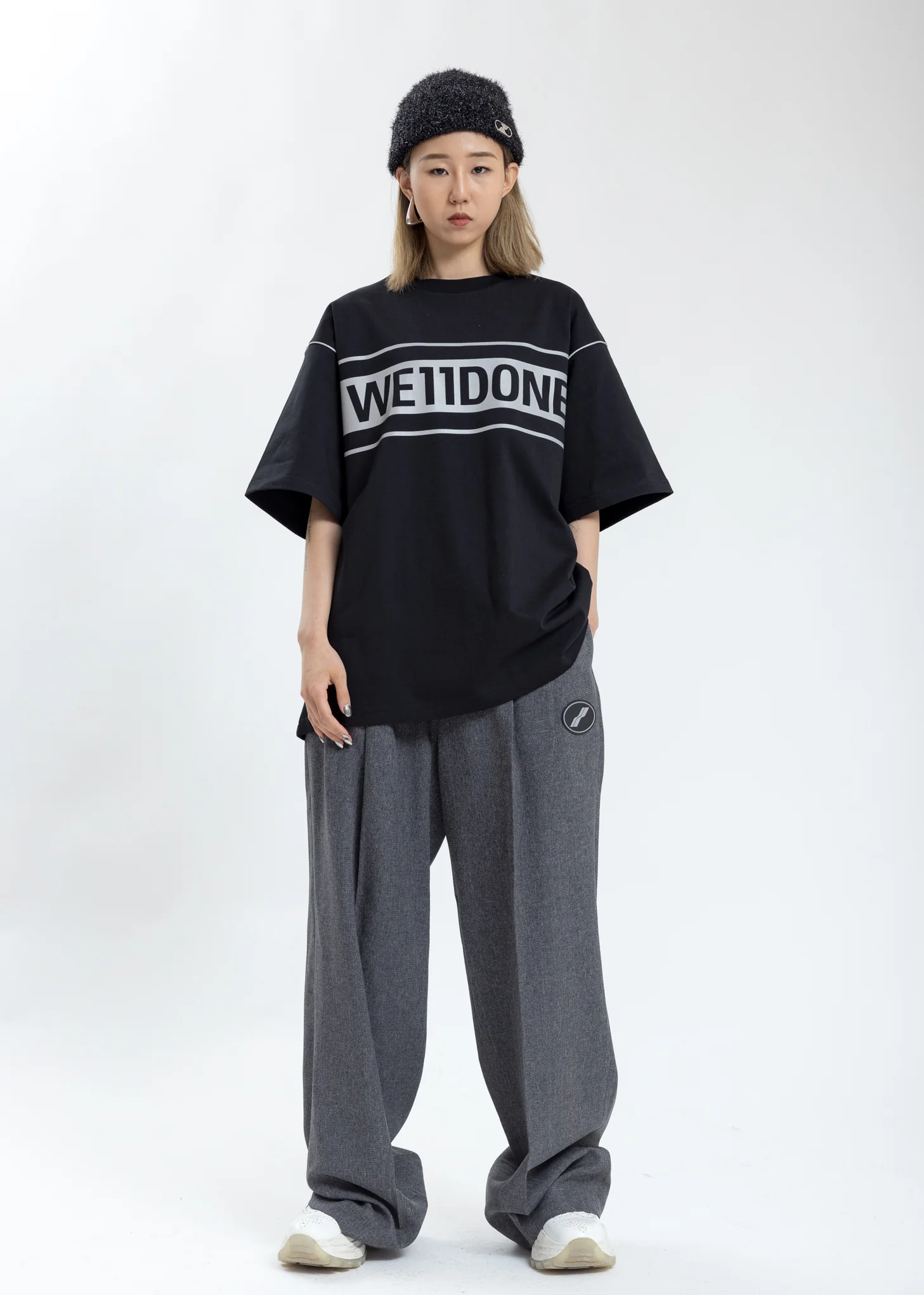 Black Reflective Logo T-Shirt - Image 7