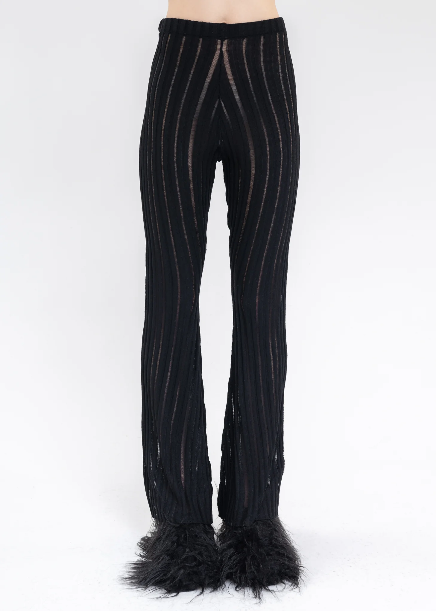 Black Relax Knit Pants